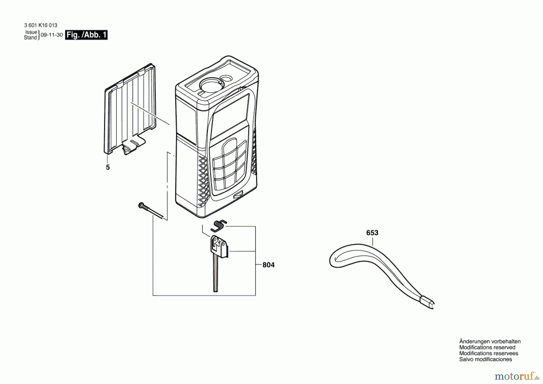  Bosch Werkzeug Entfernungsmesser DISFIX-LASER 50 Seite 1