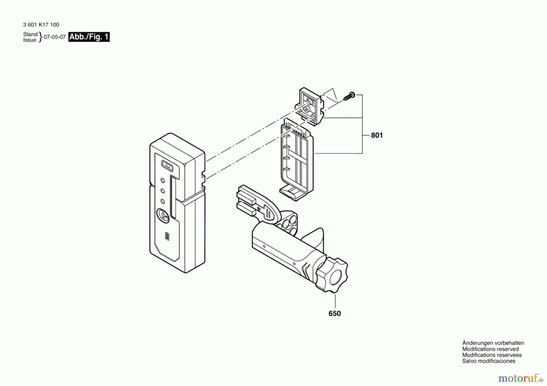 Bosch Werkzeug Lichtempfänger ---- Seite 1