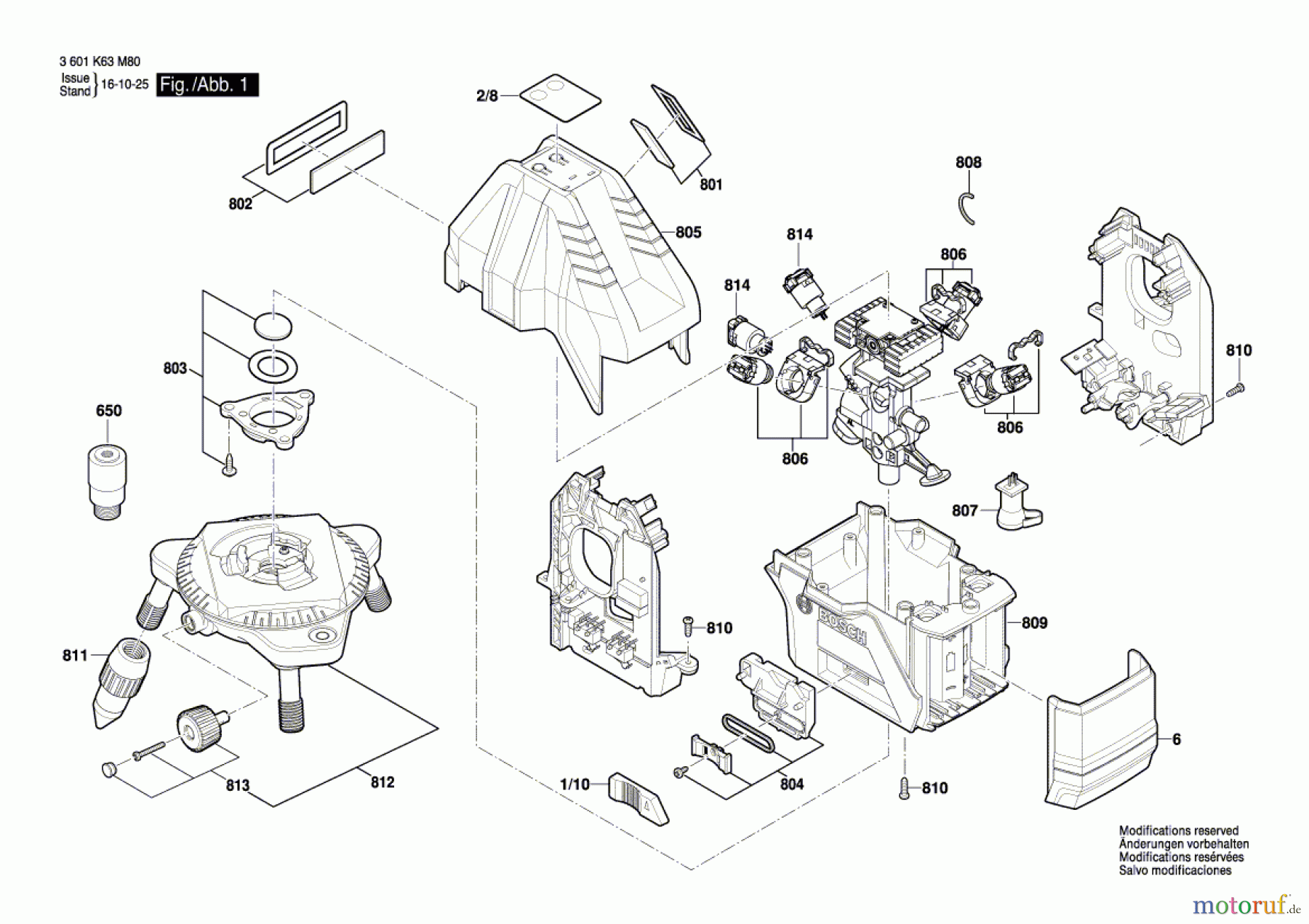  Bosch Werkzeug Baulaser GLL 5-50 X Seite 1