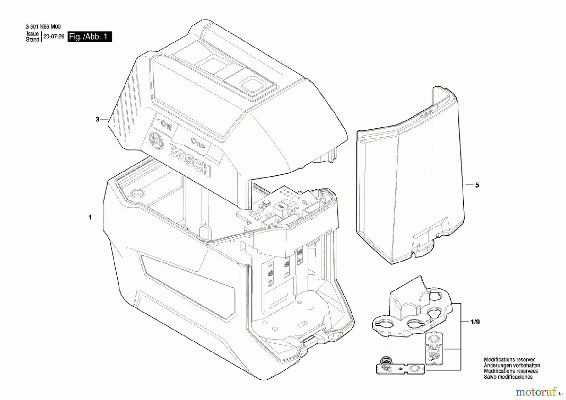  Bosch Werkzeug Baulaser GCL 2-50 G Seite 1