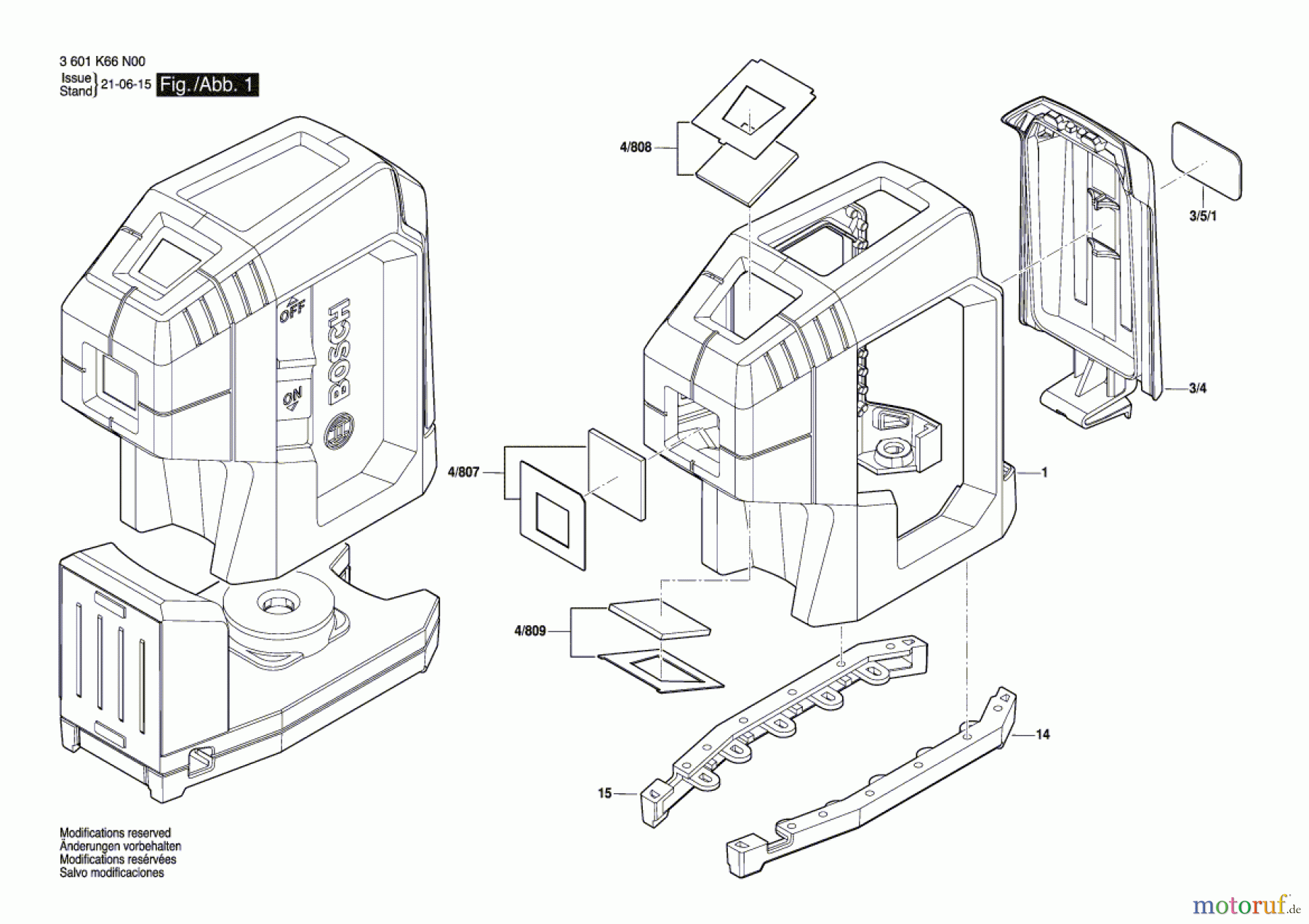  Bosch Werkzeug Baulaser GPL 3 G Seite 1