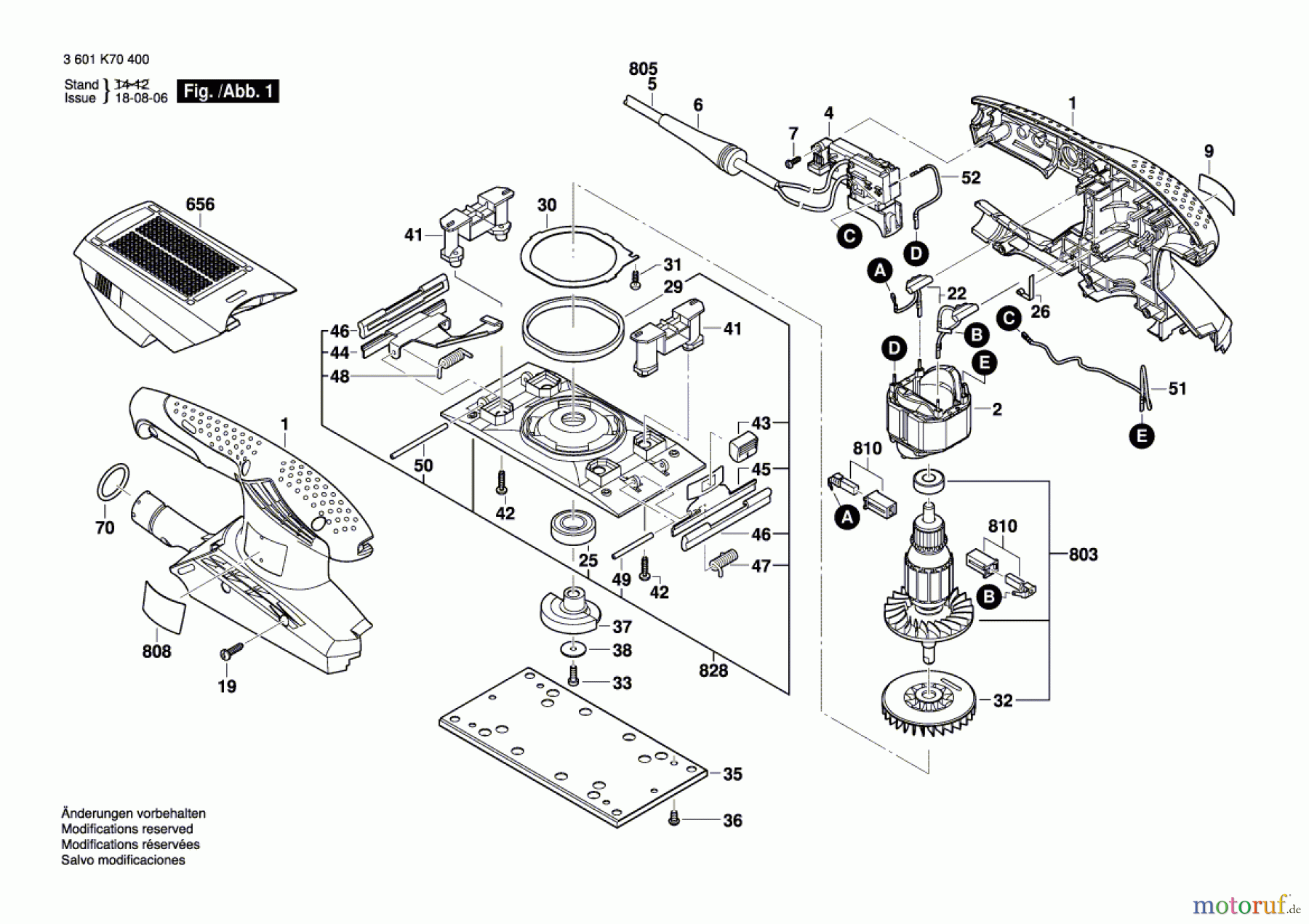  Bosch Werkzeug Schwingschleifer GSS 23 A Seite 1