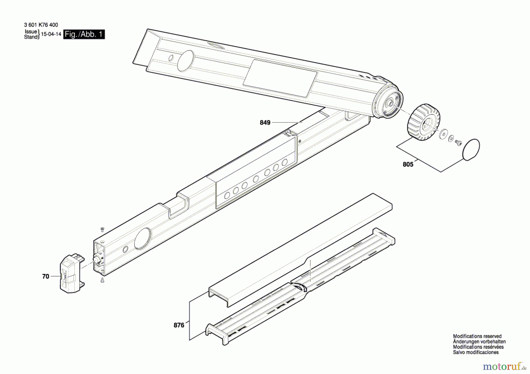  Bosch Werkzeug Winkelmesser GAM 270 MFL Seite 1