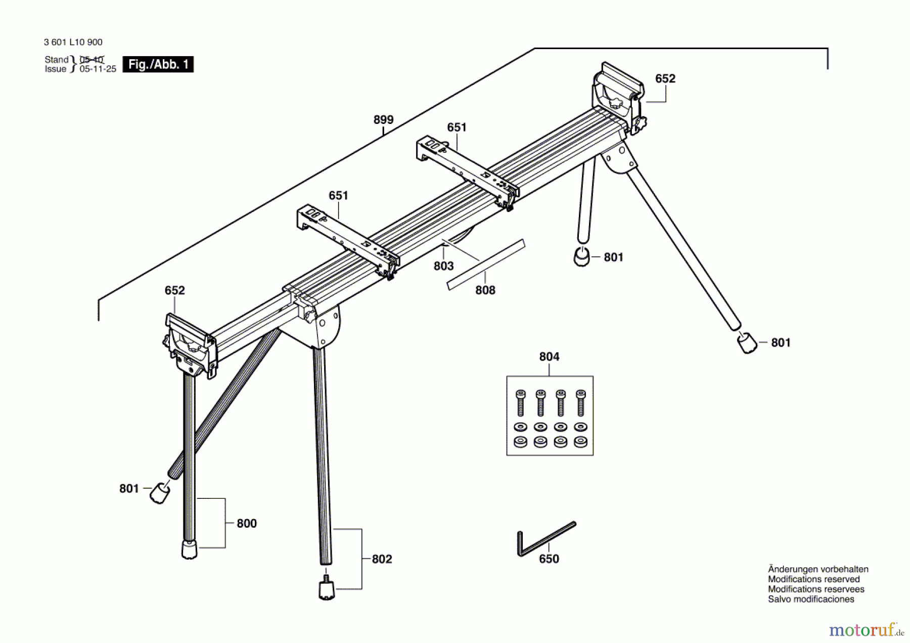  Bosch Werkzeug Arbeitstisch GTA 3700  PROFESSIONAL Seite 1