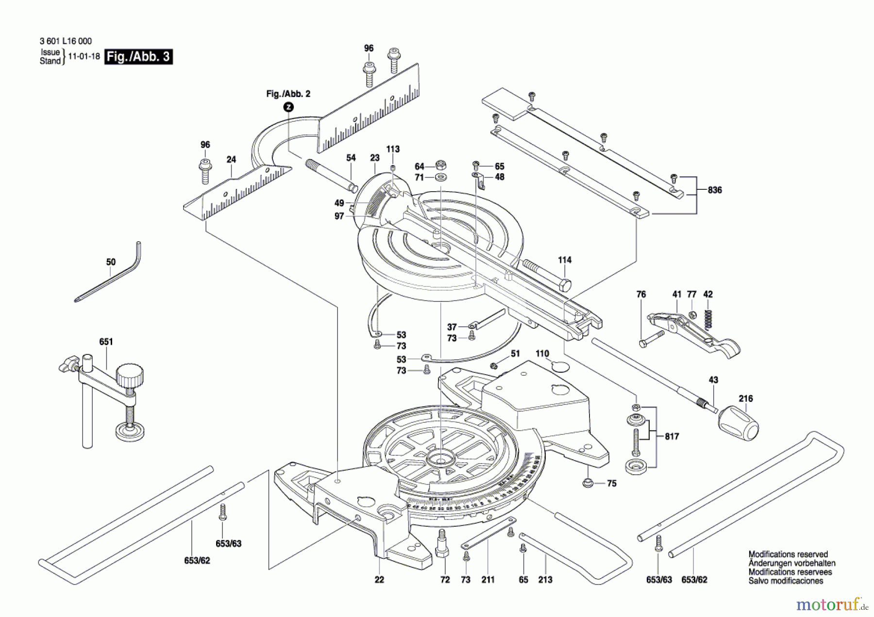  Bosch Werkzeug Kapp-/Zugsäge GCM 8 S Seite 3