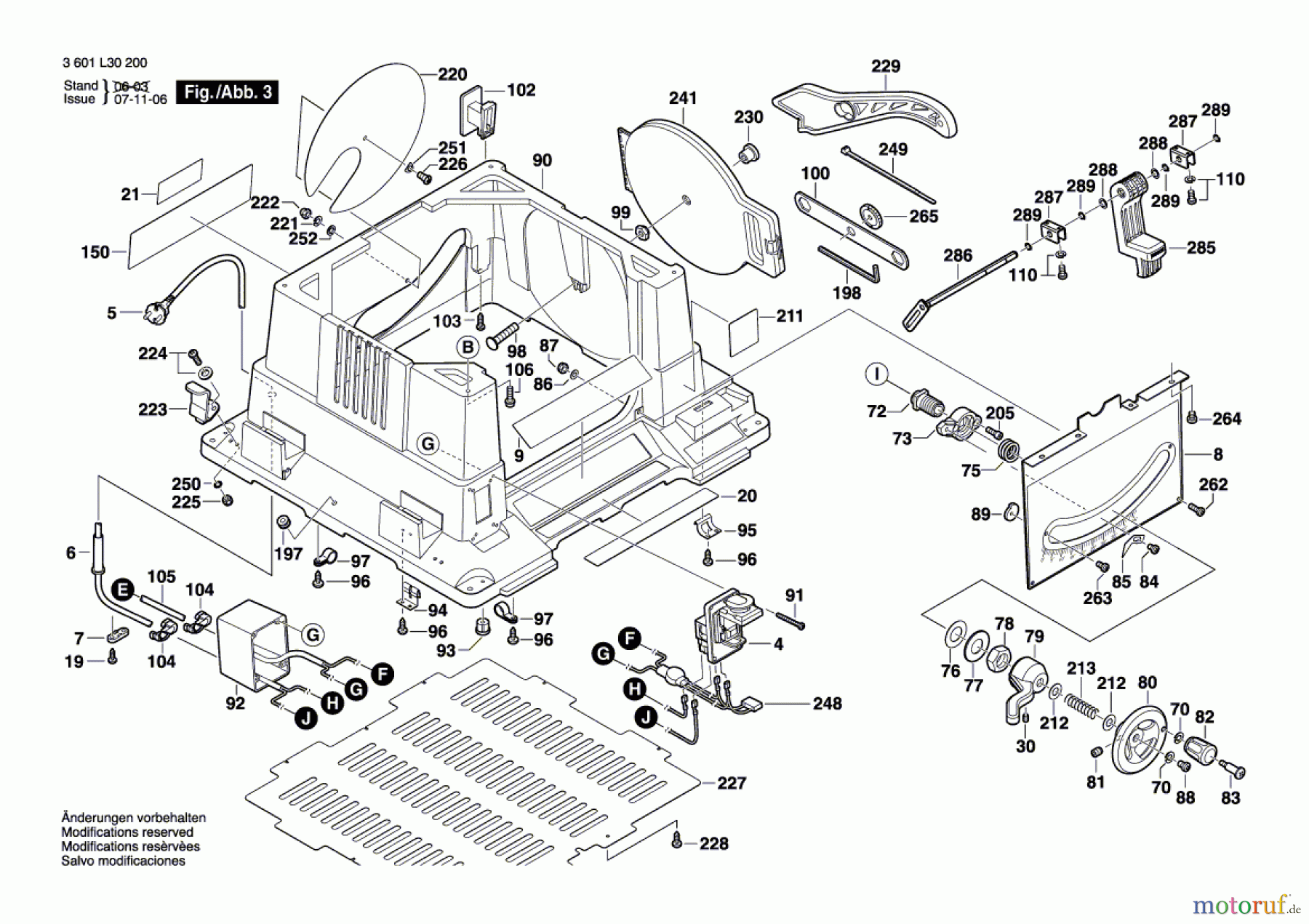  Bosch Werkzeug Tischkreissäge GTS 10 Seite 3