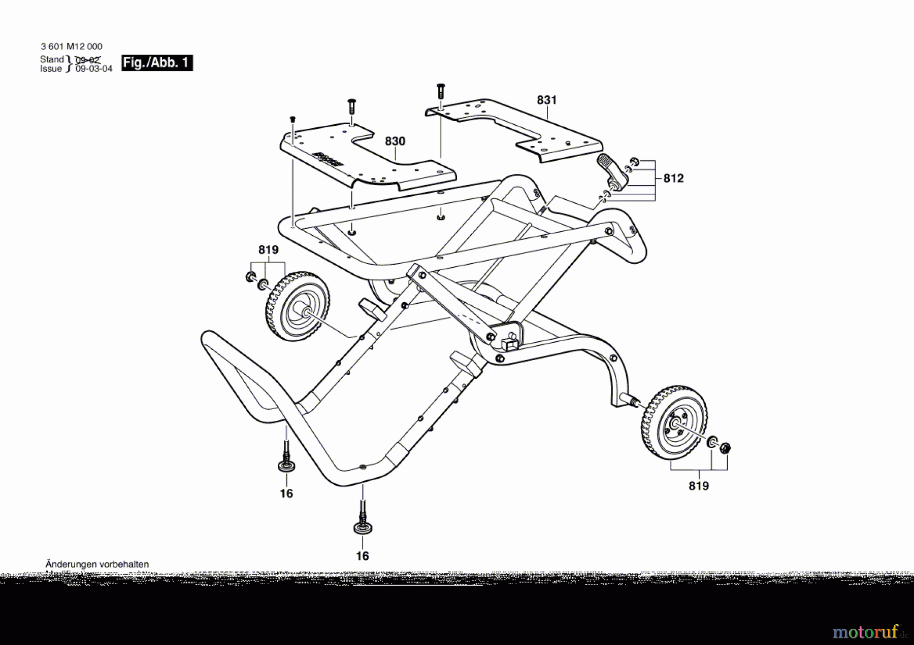  Bosch Werkzeug Stativ GTA 60 W Seite 1