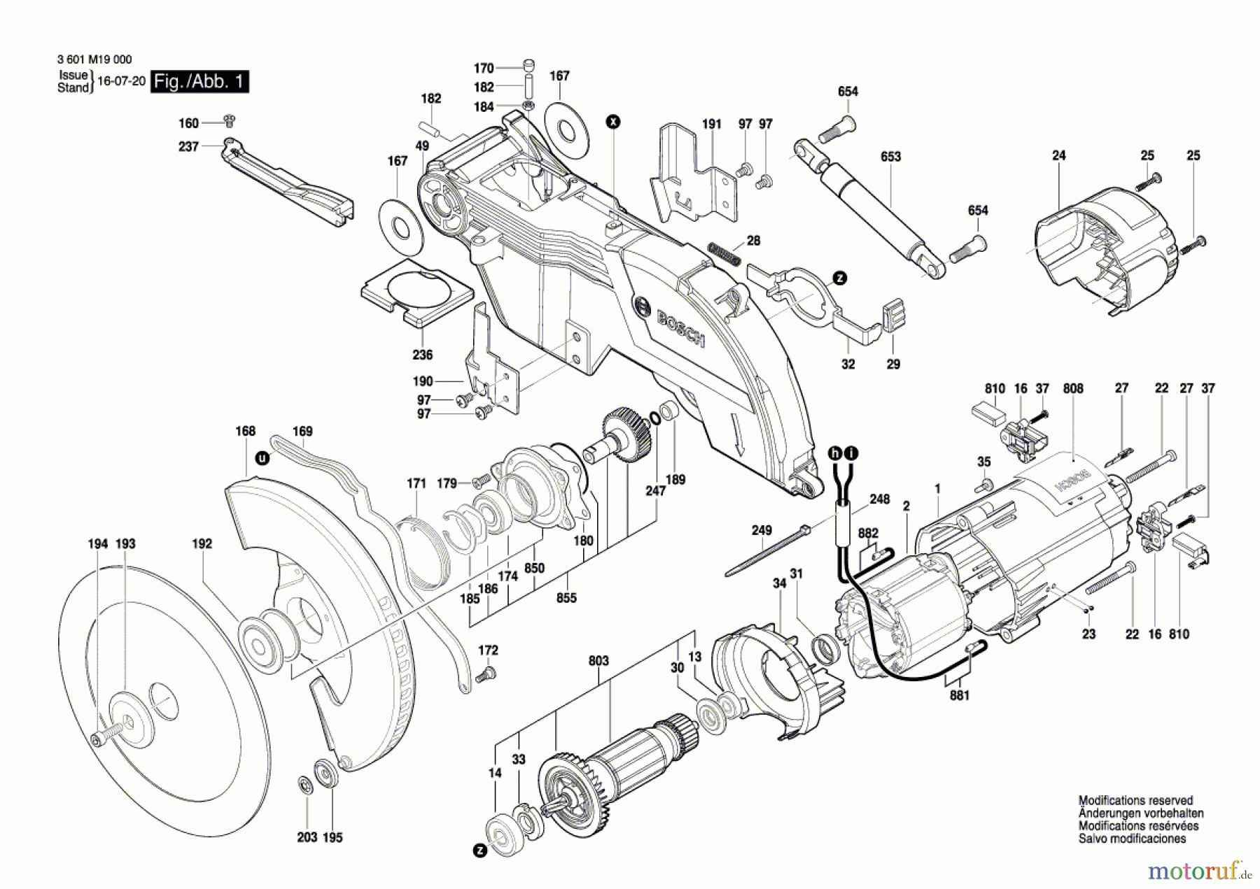 Bosch Werkzeug Kapp-/Zugsäge GCM 8000 SJ Seite 1