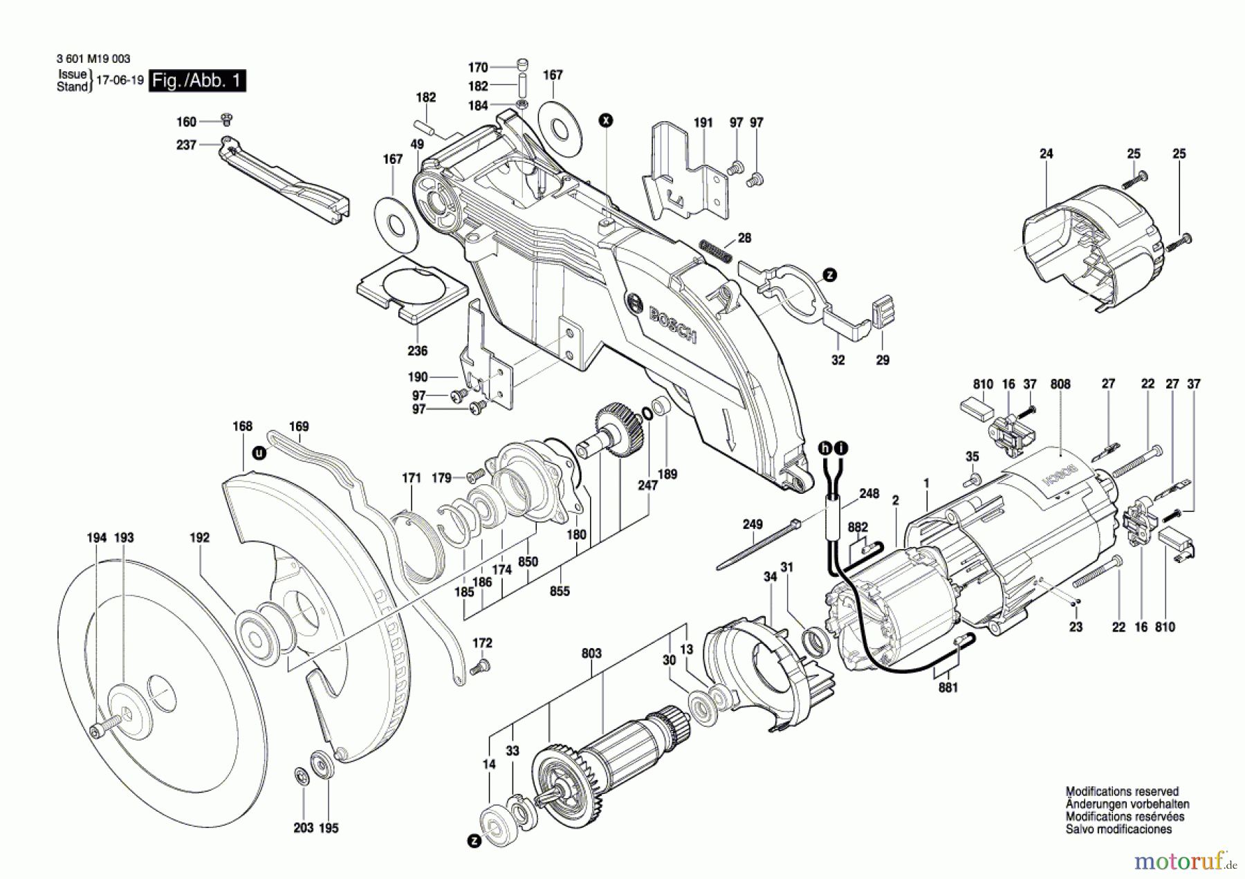  Bosch Werkzeug Kapp-/Zugsäge GCM 80 SJ Seite 1