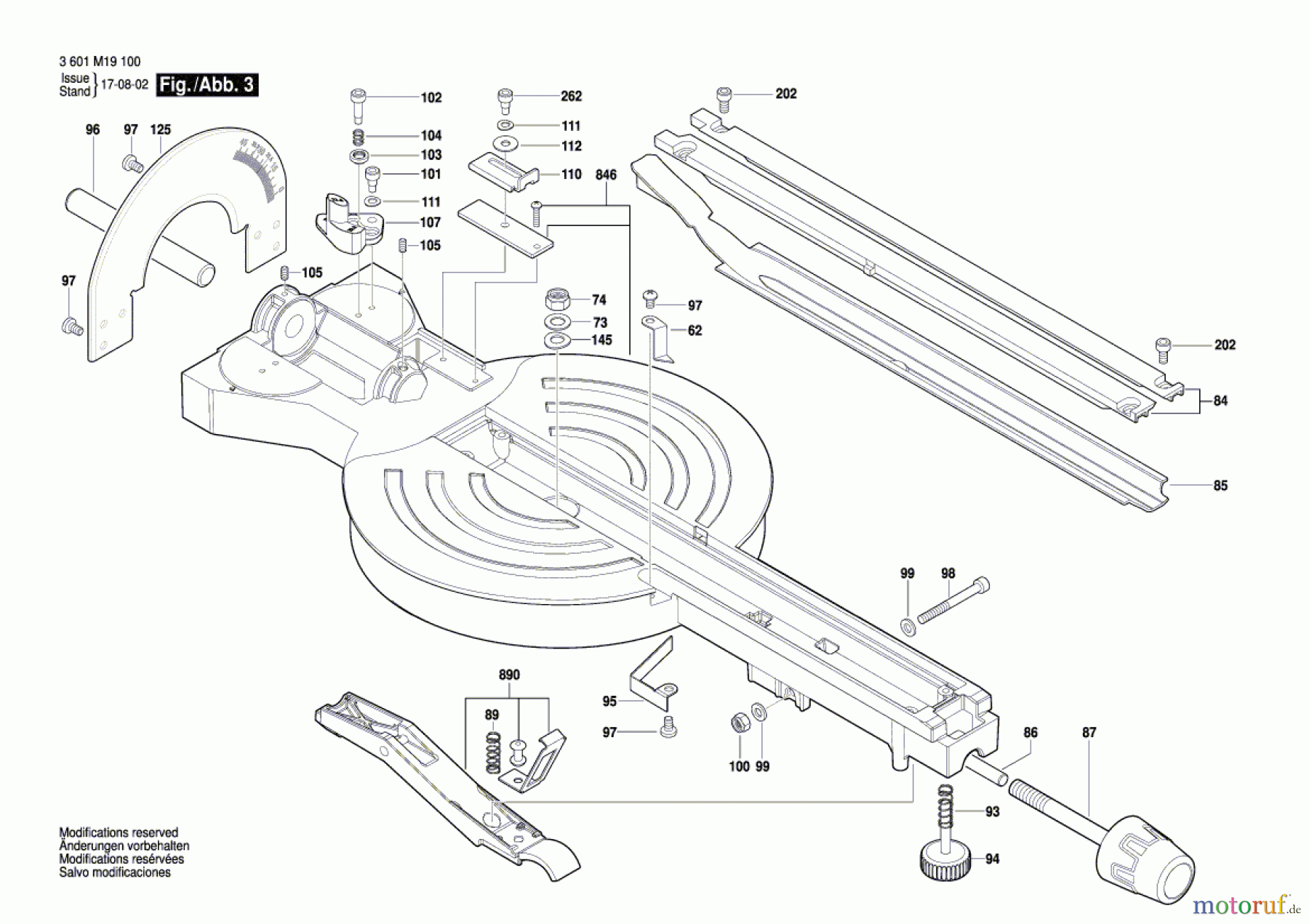  Bosch Werkzeug Kapp-/Zugsäge GCM 8 SJL Seite 3
