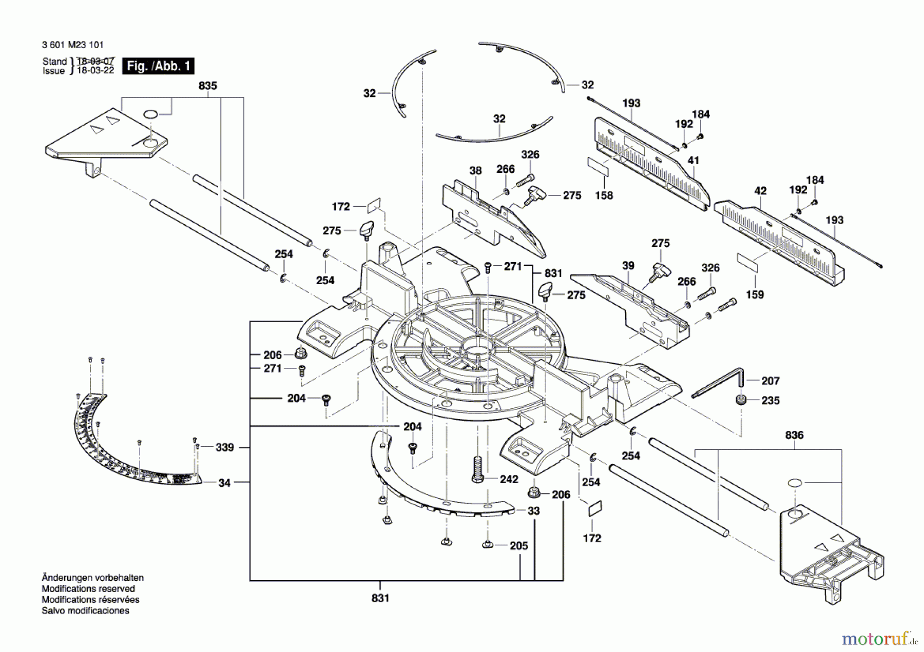  Bosch Werkzeug Kapp-/Zugsäge GCM 12 SDE Seite 1