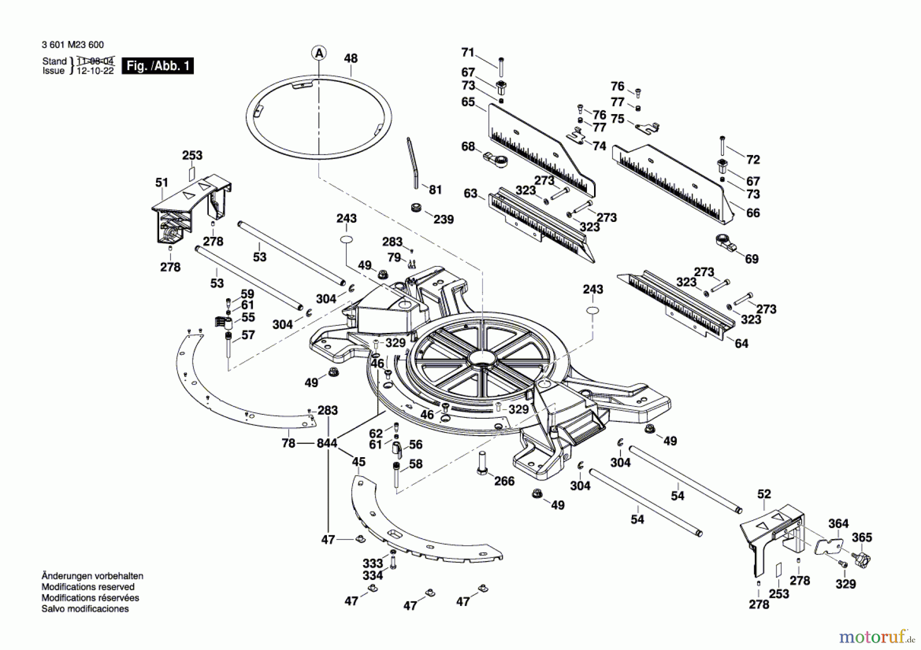  Bosch Werkzeug Kapp-/Zugsäge GCM 12 GDL Seite 1