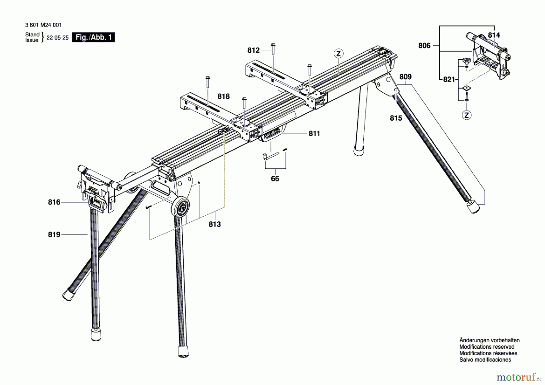  Bosch Werkzeug Arbeitstisch GTA 3800 Seite 1