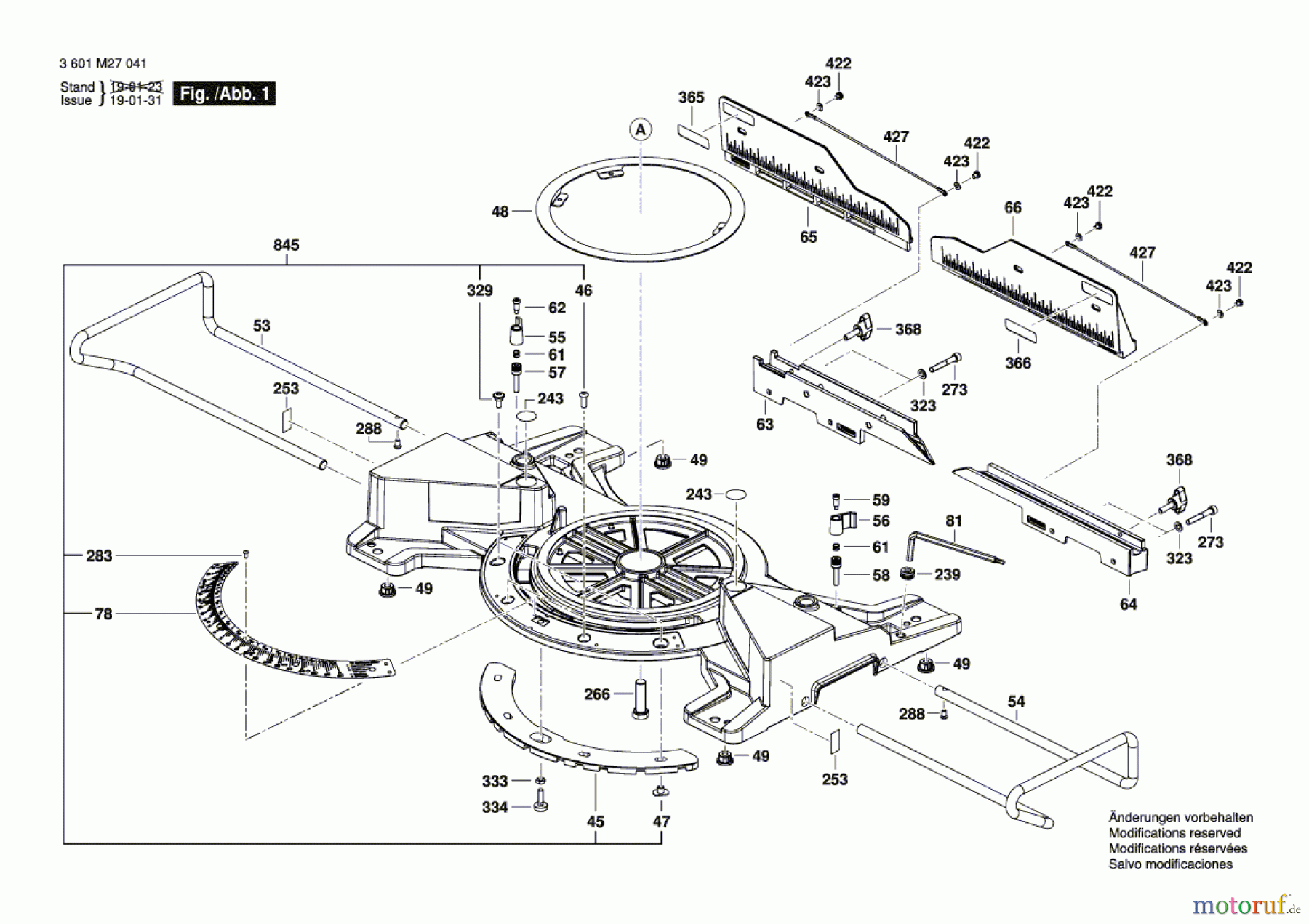  Bosch Werkzeug Kapp-/Zugsäge GCM 10 GDJ Seite 1