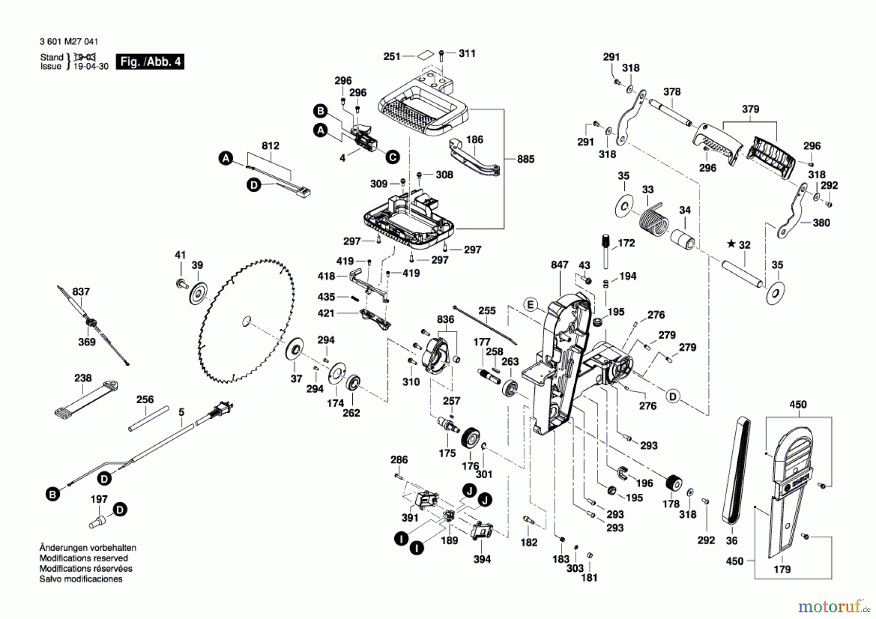  Bosch Werkzeug Kapp-/Zugsäge GCM 10 GDJ Seite 4