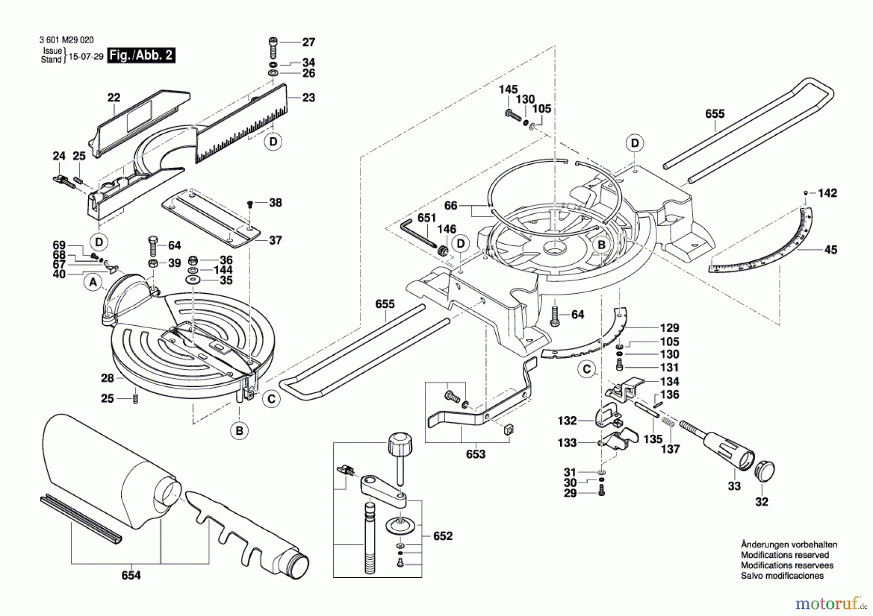  Bosch Werkzeug Kapp-/Zugsäge GCM 10 MX Seite 2