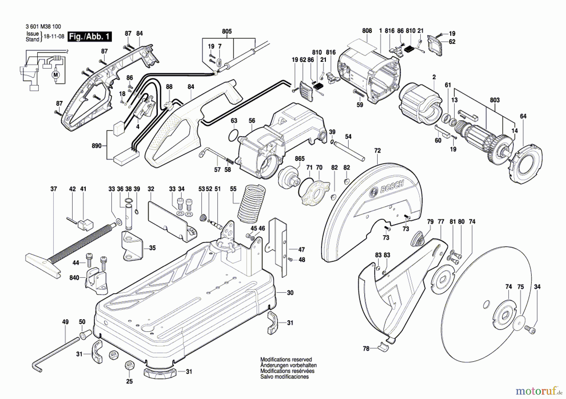  Bosch Werkzeug Trennschleifer GCO 20-14 Seite 1