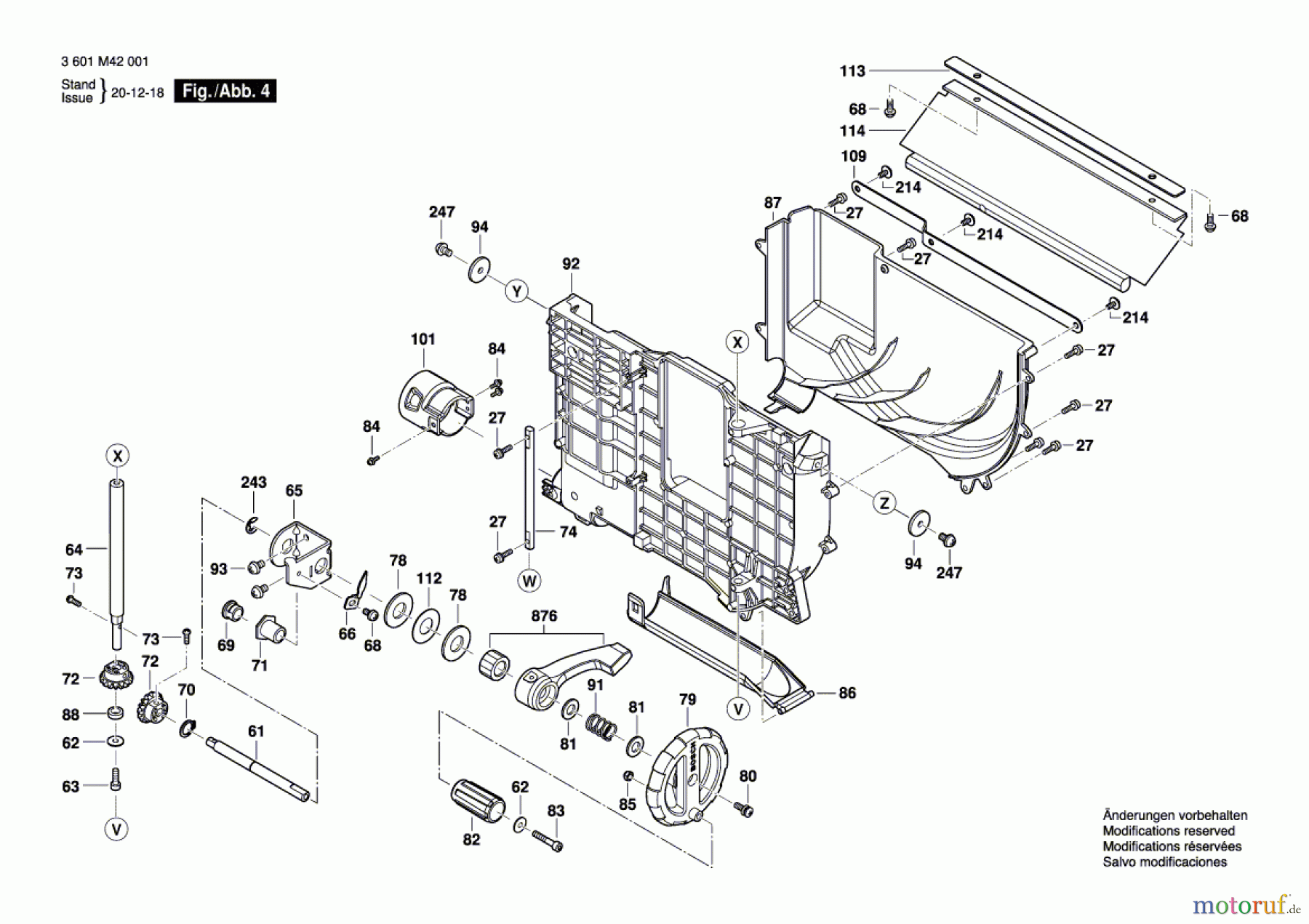  Bosch Werkzeug Tischkreissäge GTS 635-216 Seite 4