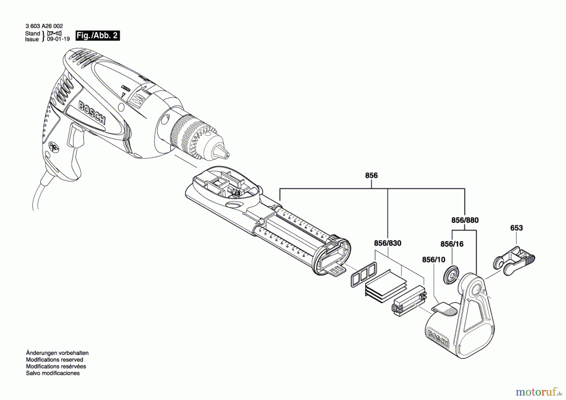  Bosch Werkzeug Schlagbohrmaschine PSB 530 RE Seite 2