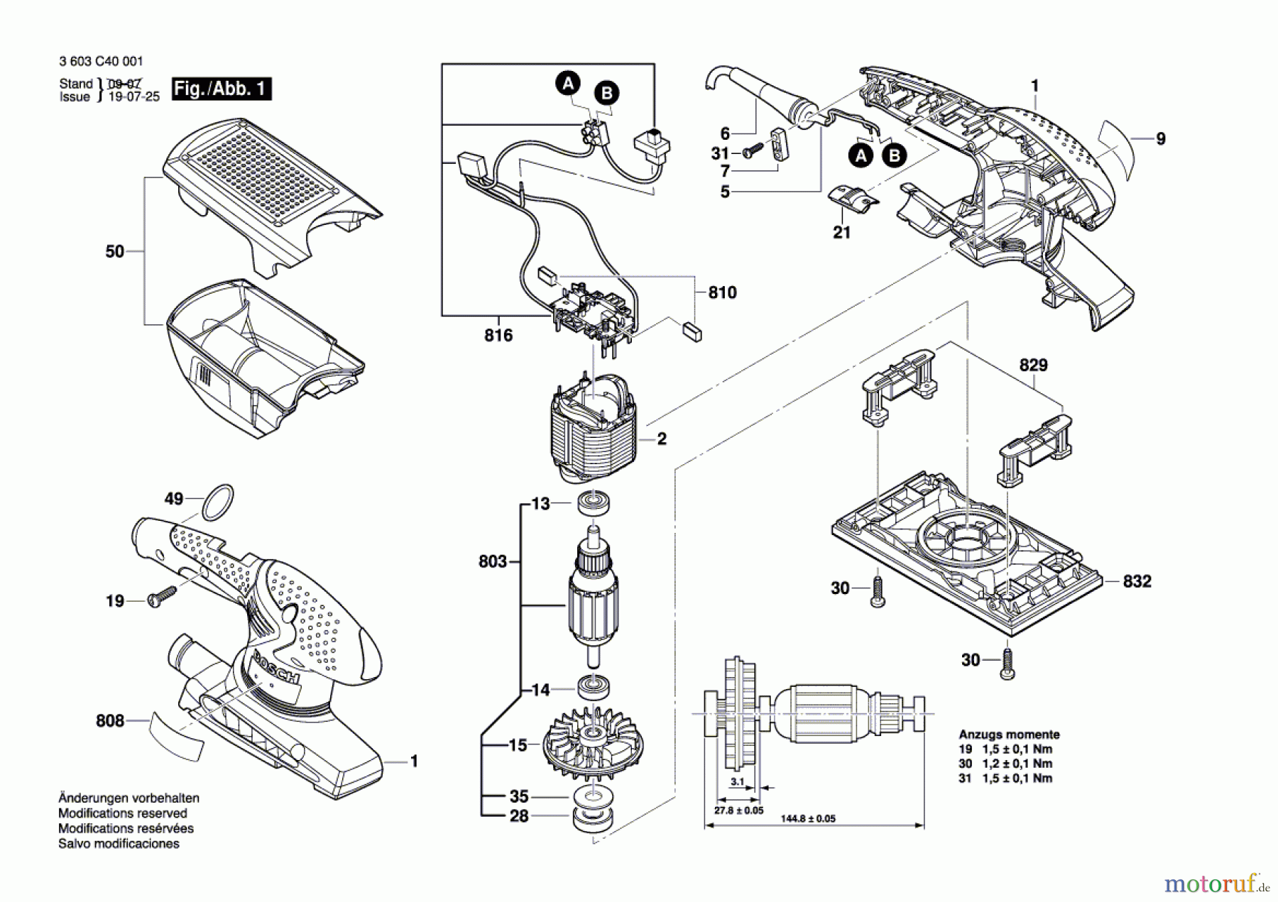  Bosch Werkzeug Schwingschleifer PSS 200 A Seite 1