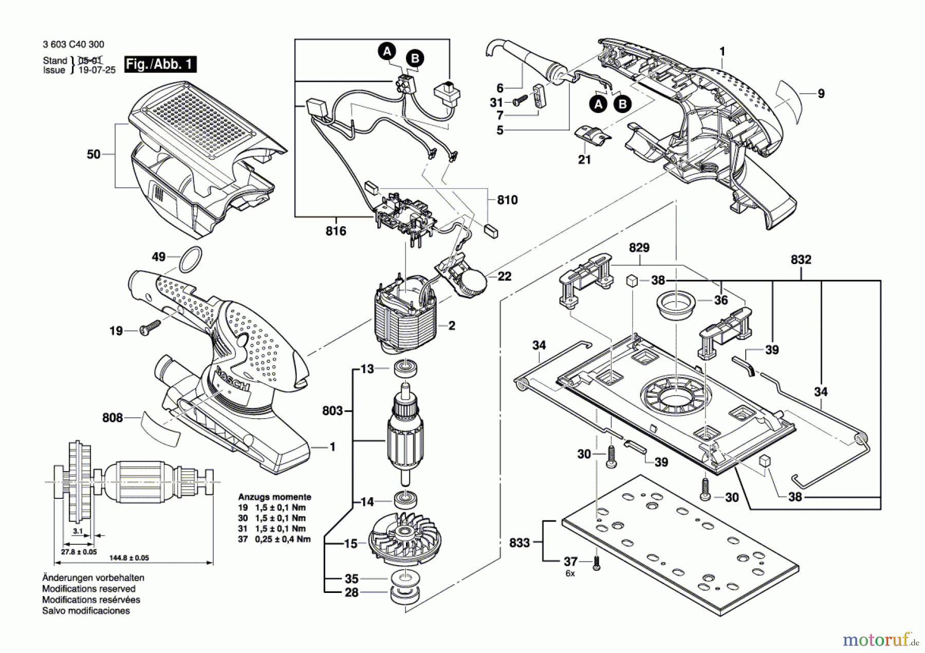  Bosch Werkzeug Schwingschleifer PSS 300 AE Seite 1