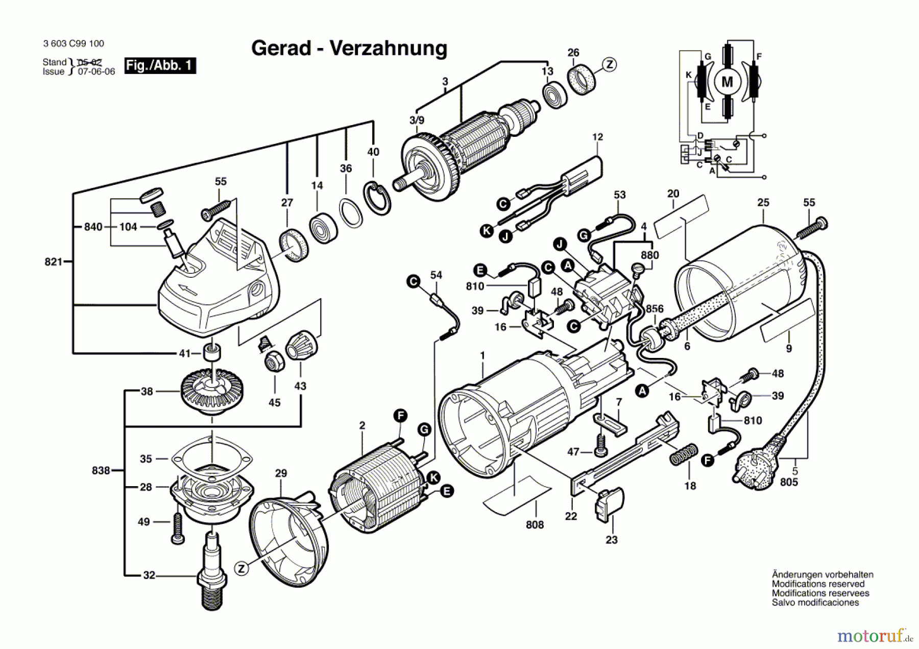  Bosch Werkzeug Winkelschleifer PWS 550 Seite 1