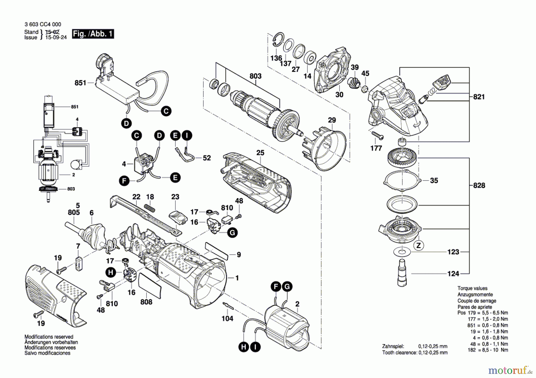  Bosch Werkzeug Trockenbauschleifer PWR 180 CE Seite 1
