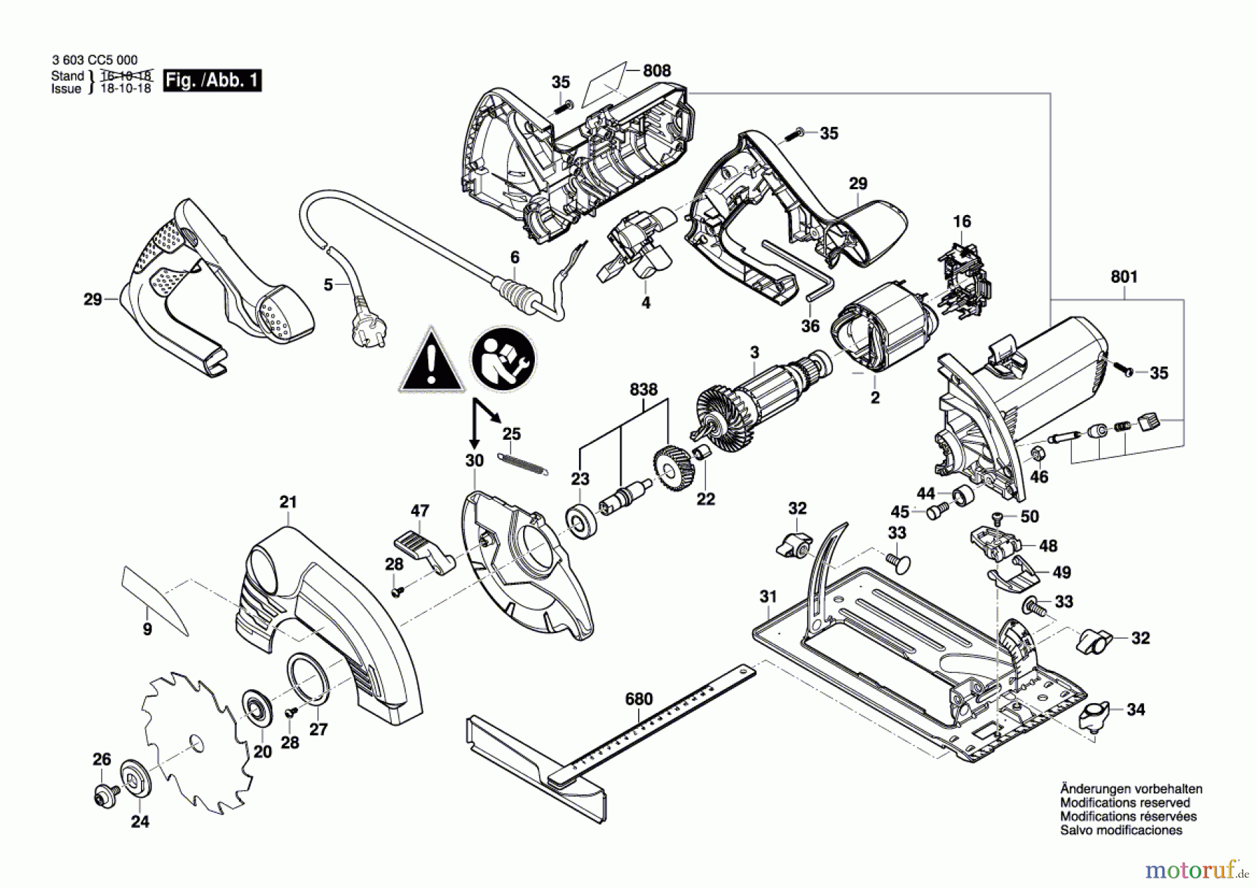  Bosch Werkzeug Kreissäge PKS 40 Seite 1