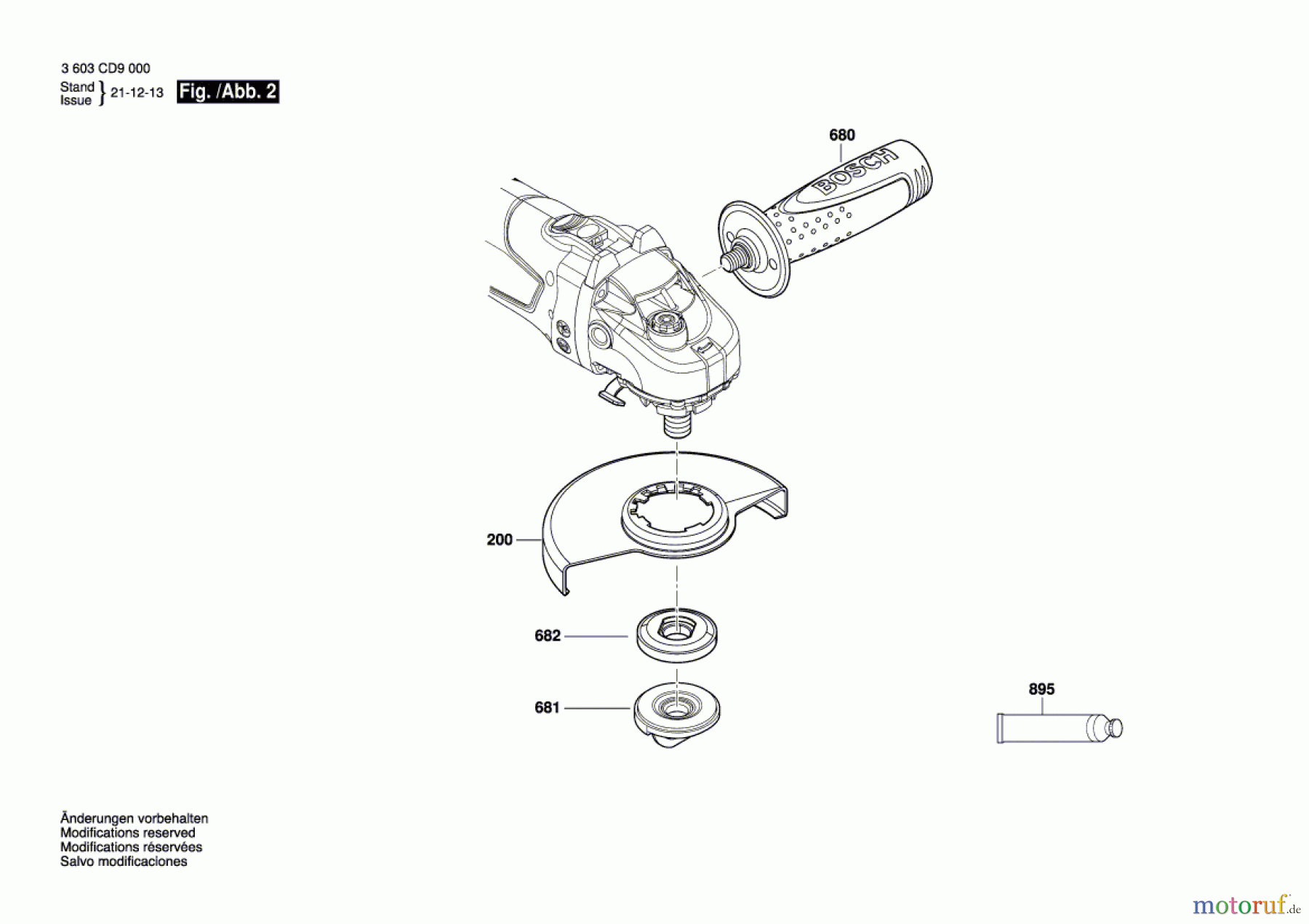  Bosch Akku Werkzeug Akku-Winkelschleifer AdvancedGrind 18 Seite 2