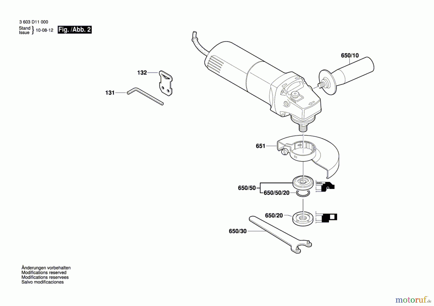  Bosch Werkzeug Winkelschleifer PWS 680-125 Seite 2