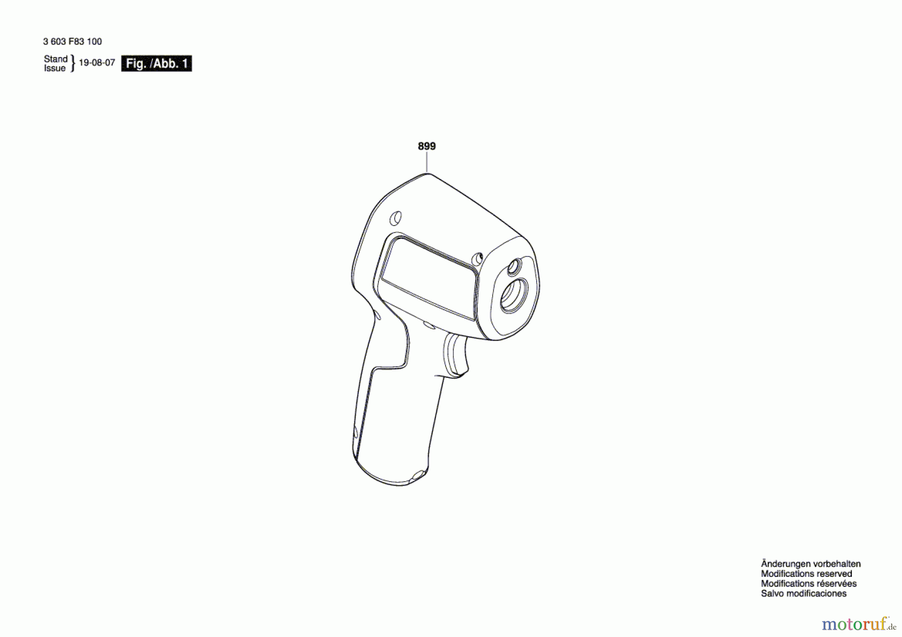  Bosch Werkzeug Pyrometer UniversalTemp Seite 1
