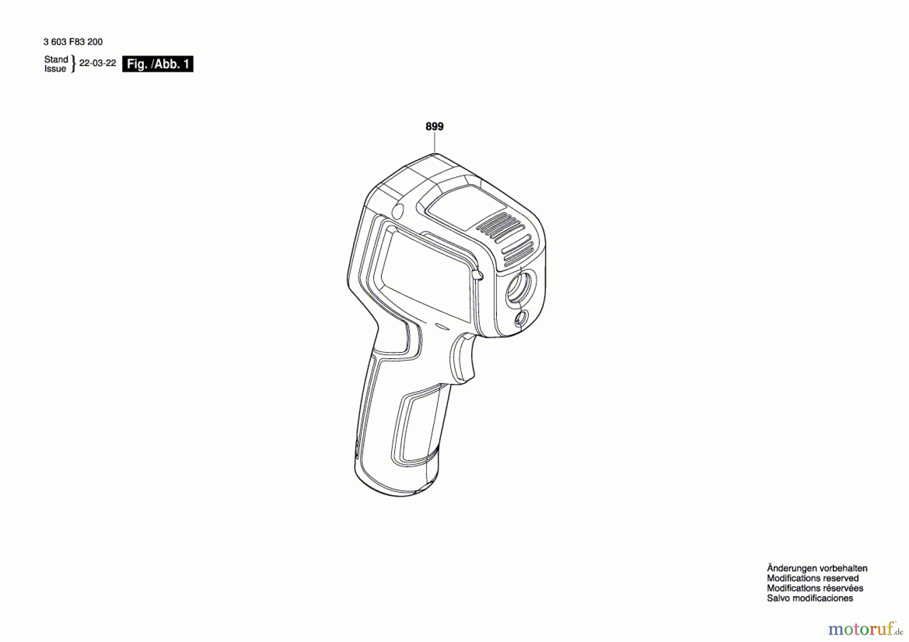  Bosch Werkzeug Pyrometer AdvancedTemp Seite 1
