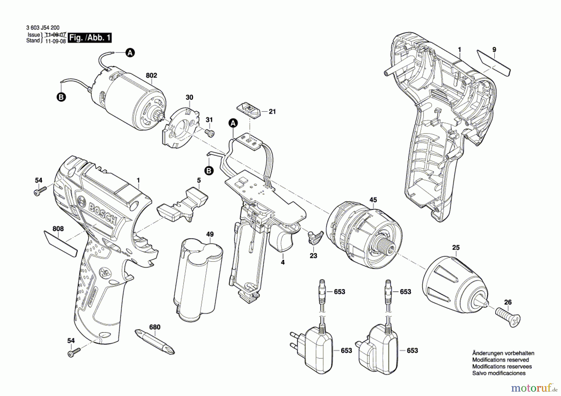  Bosch Akku Werkzeug Akku-Bohrschrauber PSR 10,8 LI Seite 1