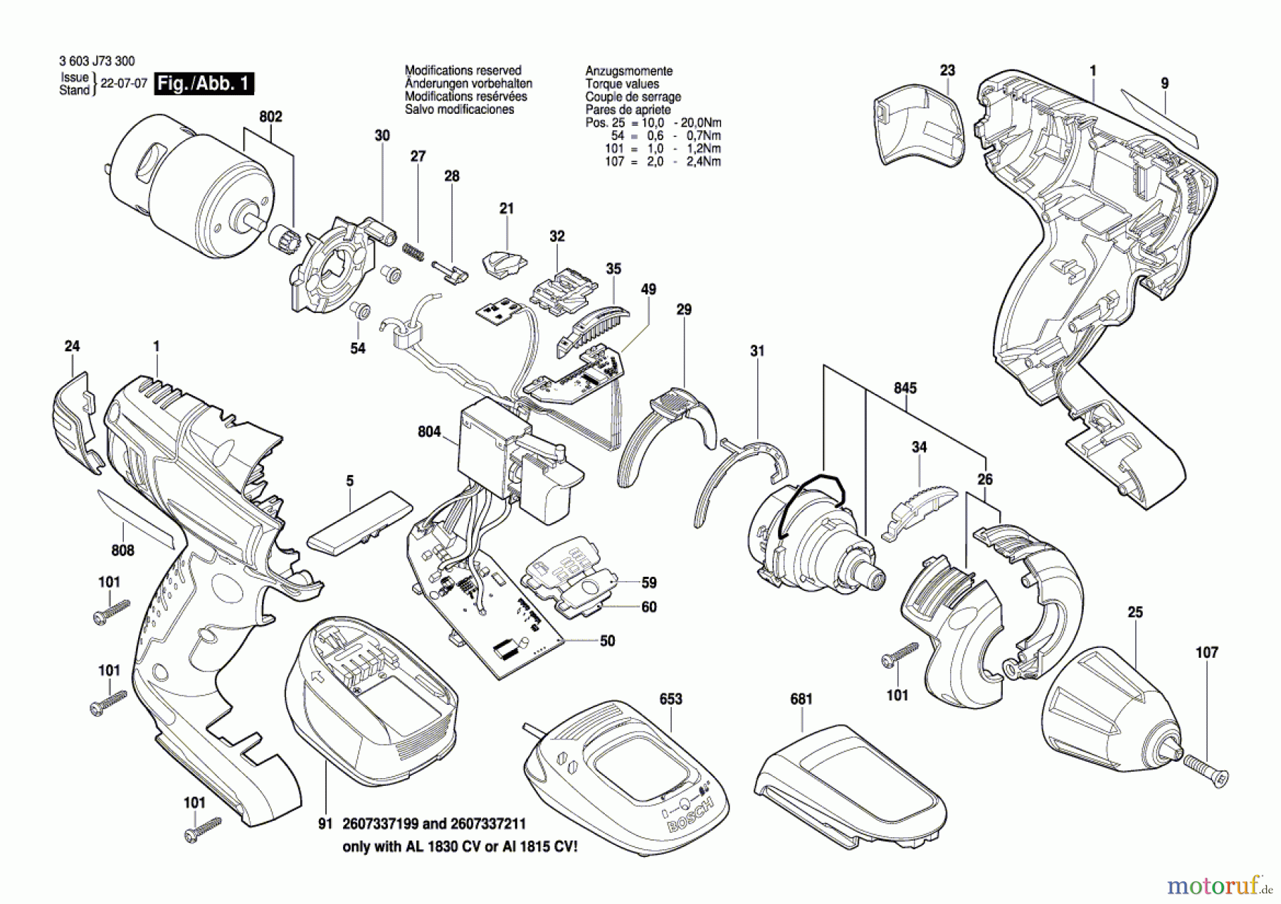  Bosch Akku Werkzeug Akku-Bohrschrauber PSR 18 LI-2 Seite 1