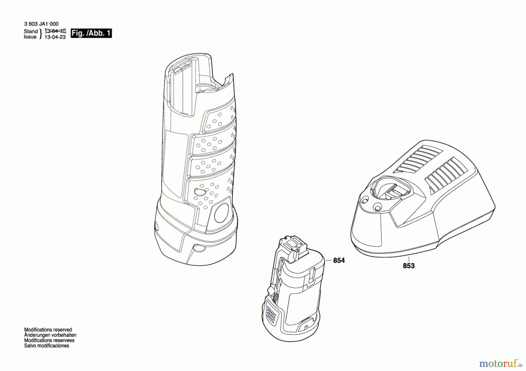  Bosch Werkzeug Taschenlampe PLI 10,8 LI Seite 1