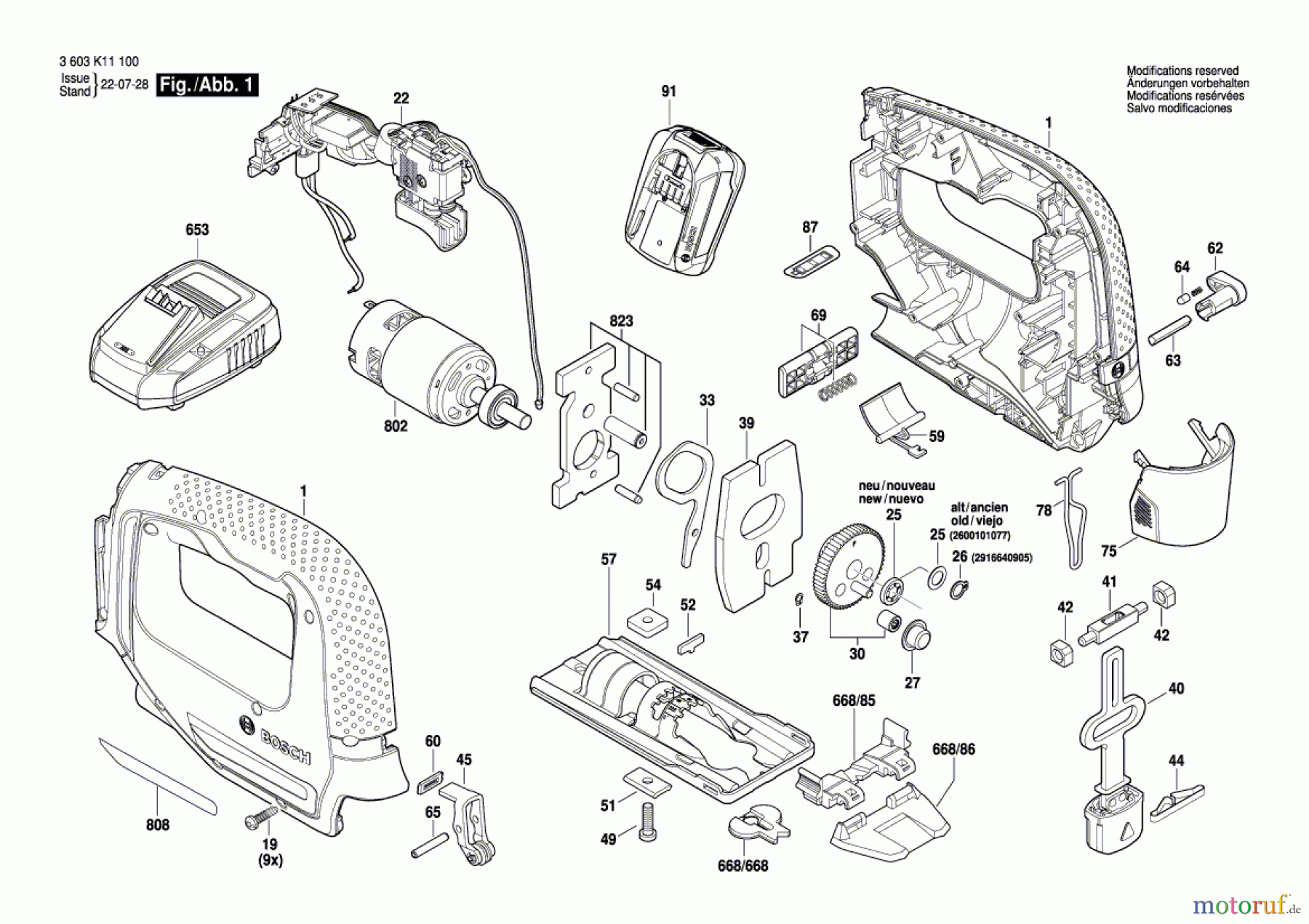  Bosch Akku Werkzeug Akku-Stichsäge UniversalSaw 18V-100 Seite 1