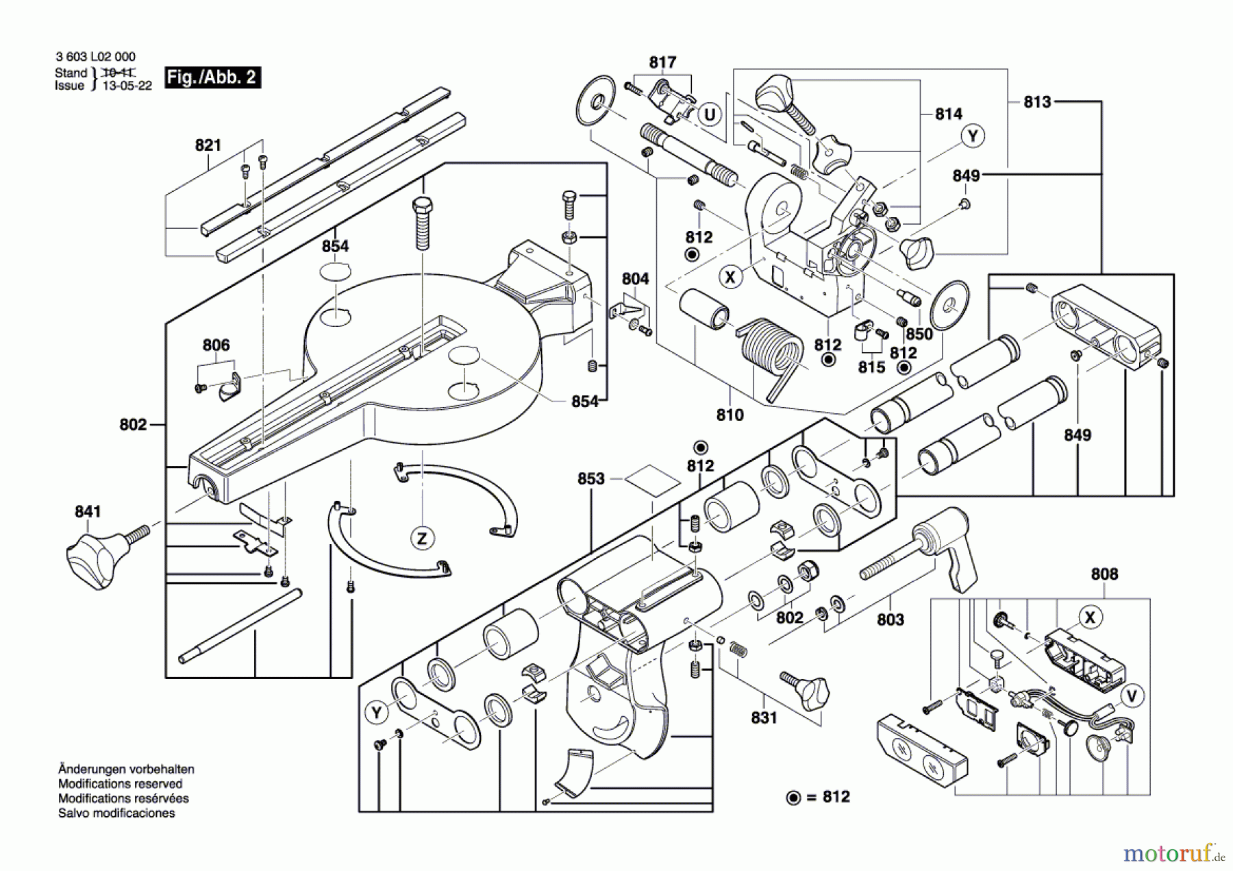  Bosch Werkzeug Kapp-/Zugsäge PCM 8 S Seite 2