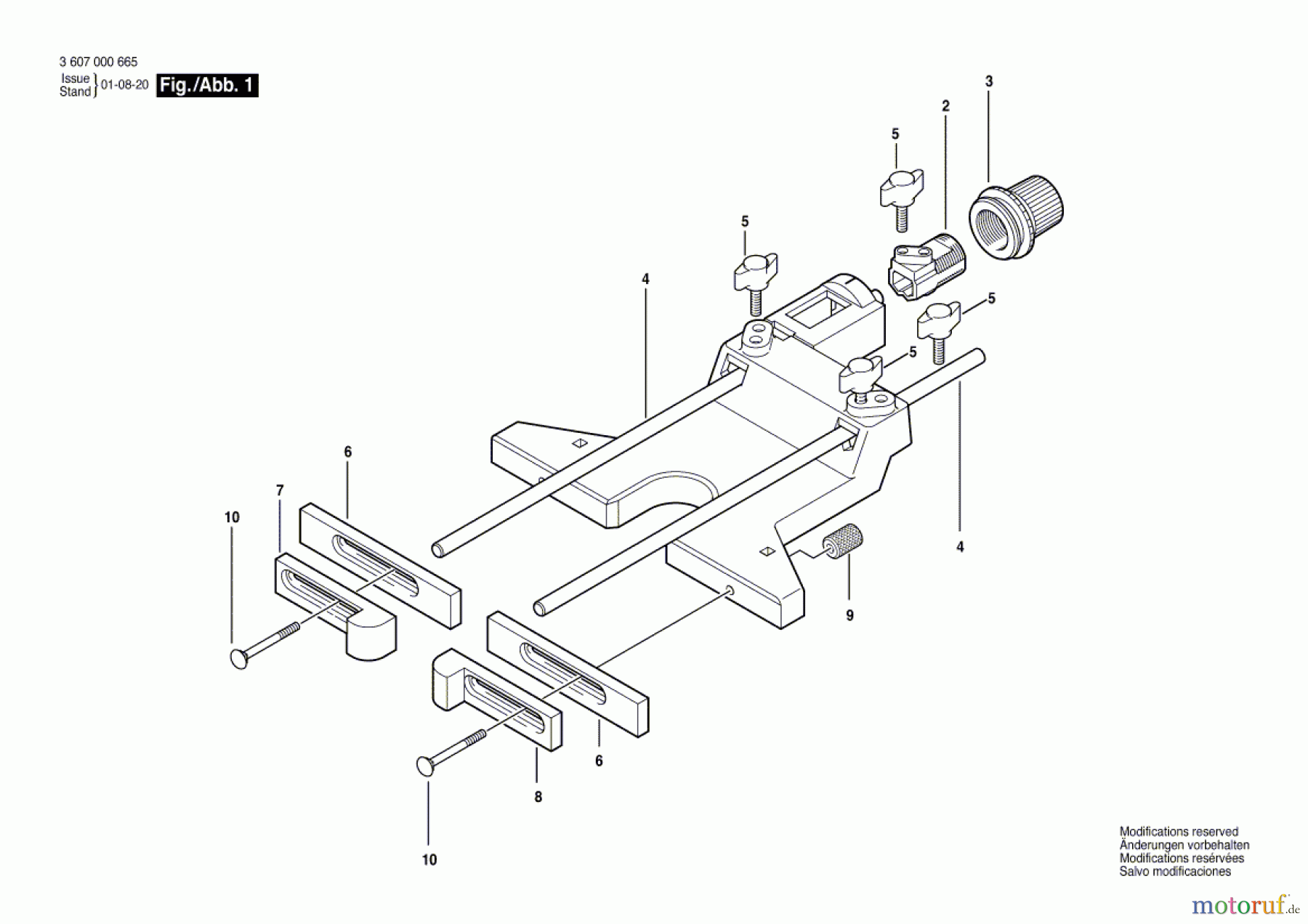  Bosch Werkzeug Parallelanschlag RA 1051 Seite 1
