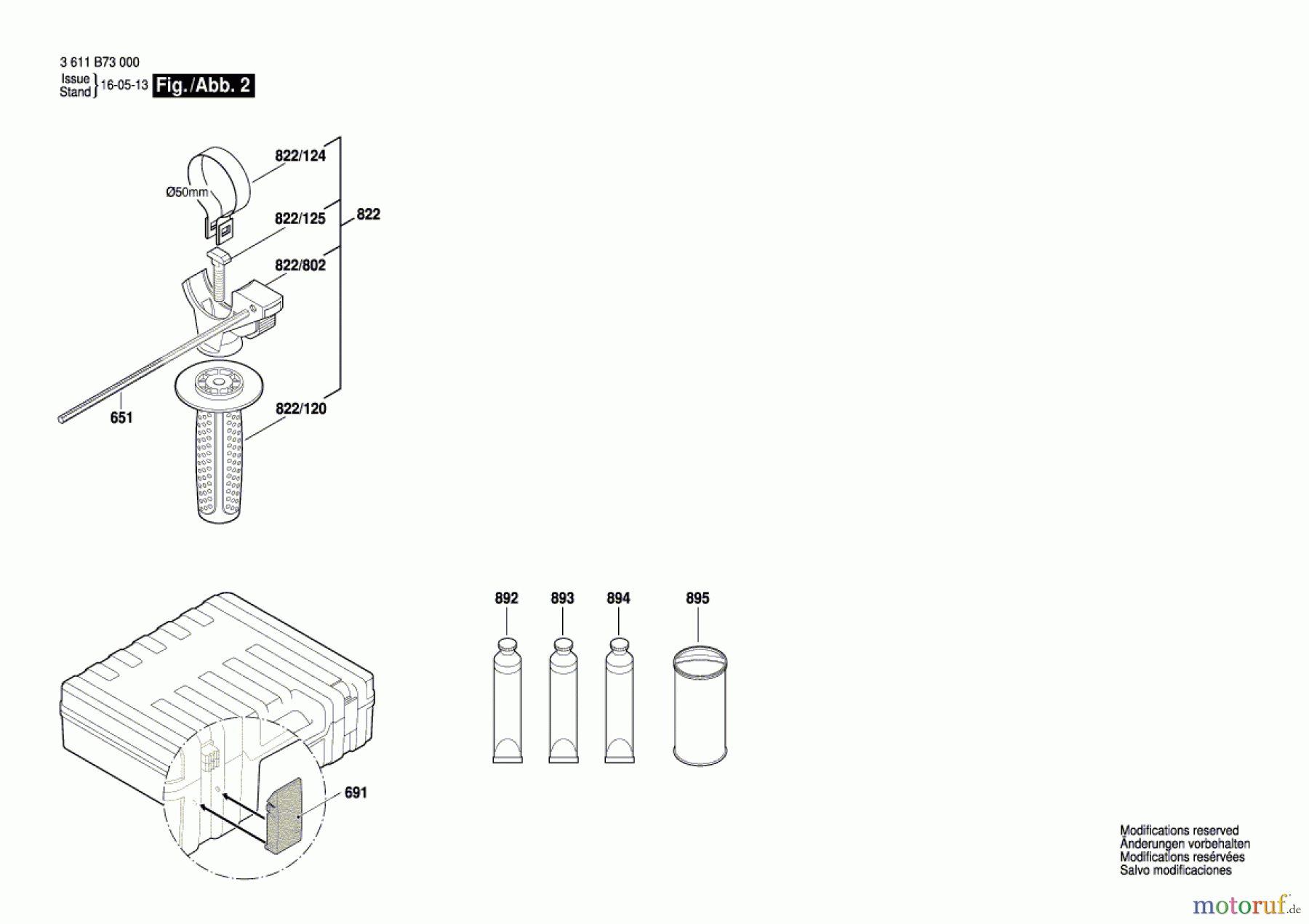  Bosch Werkzeug Bohrhammer GBH 2-24 DFR Seite 2