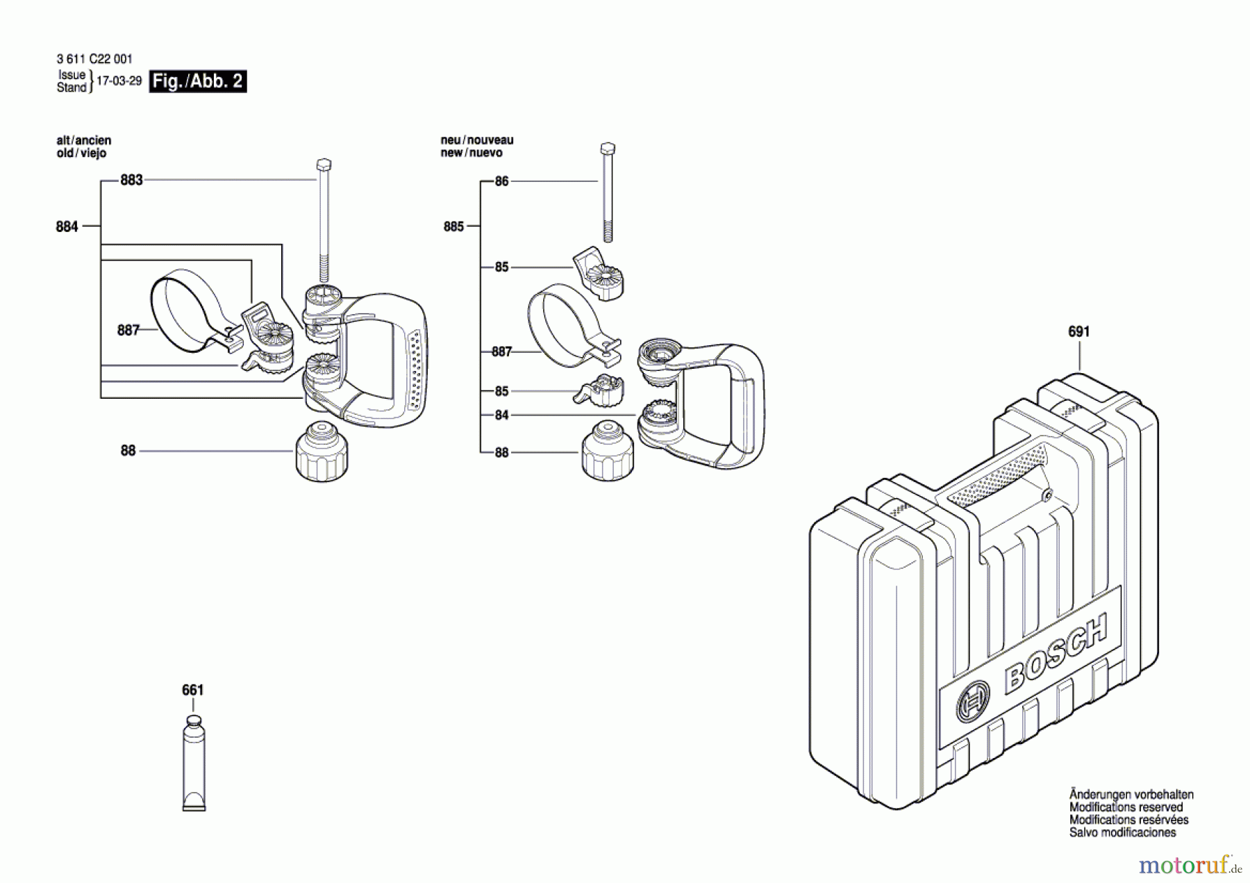  Bosch Werkzeug Schlaghammer GSH 7 VC Seite 2