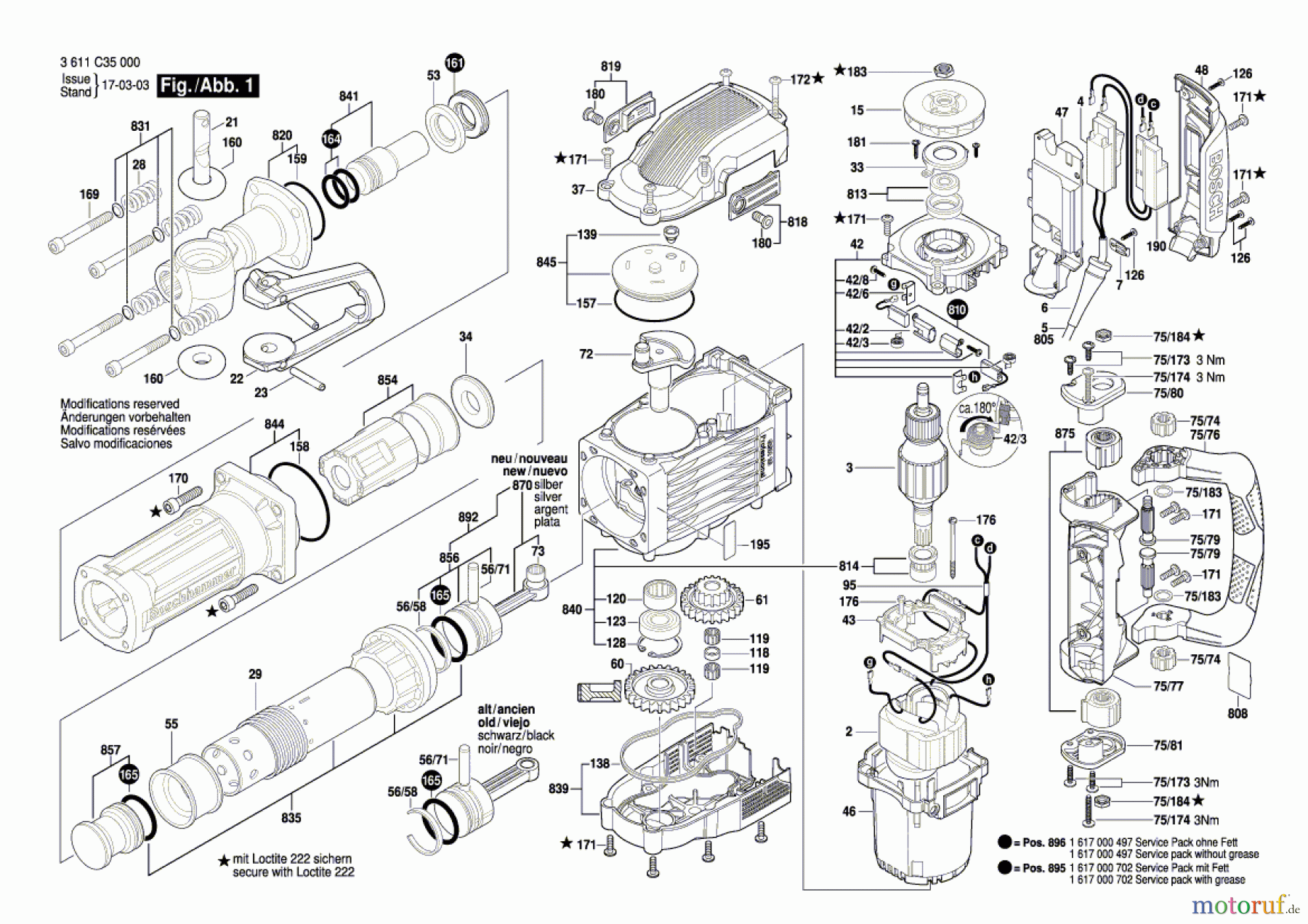  Bosch Werkzeug Schlaghammer GSH 16-28 Seite 1