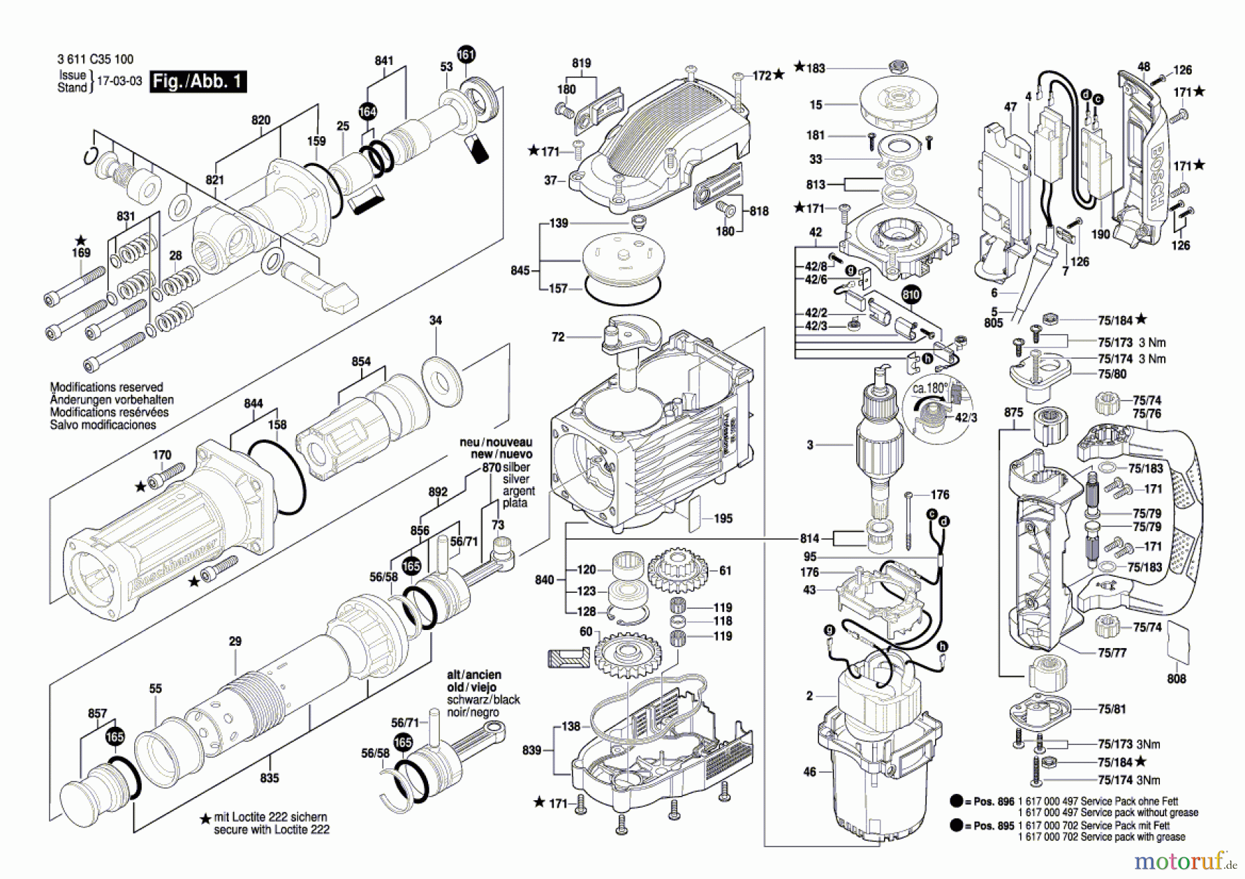  Bosch Werkzeug Schlaghammer GSH 16-30 Seite 1