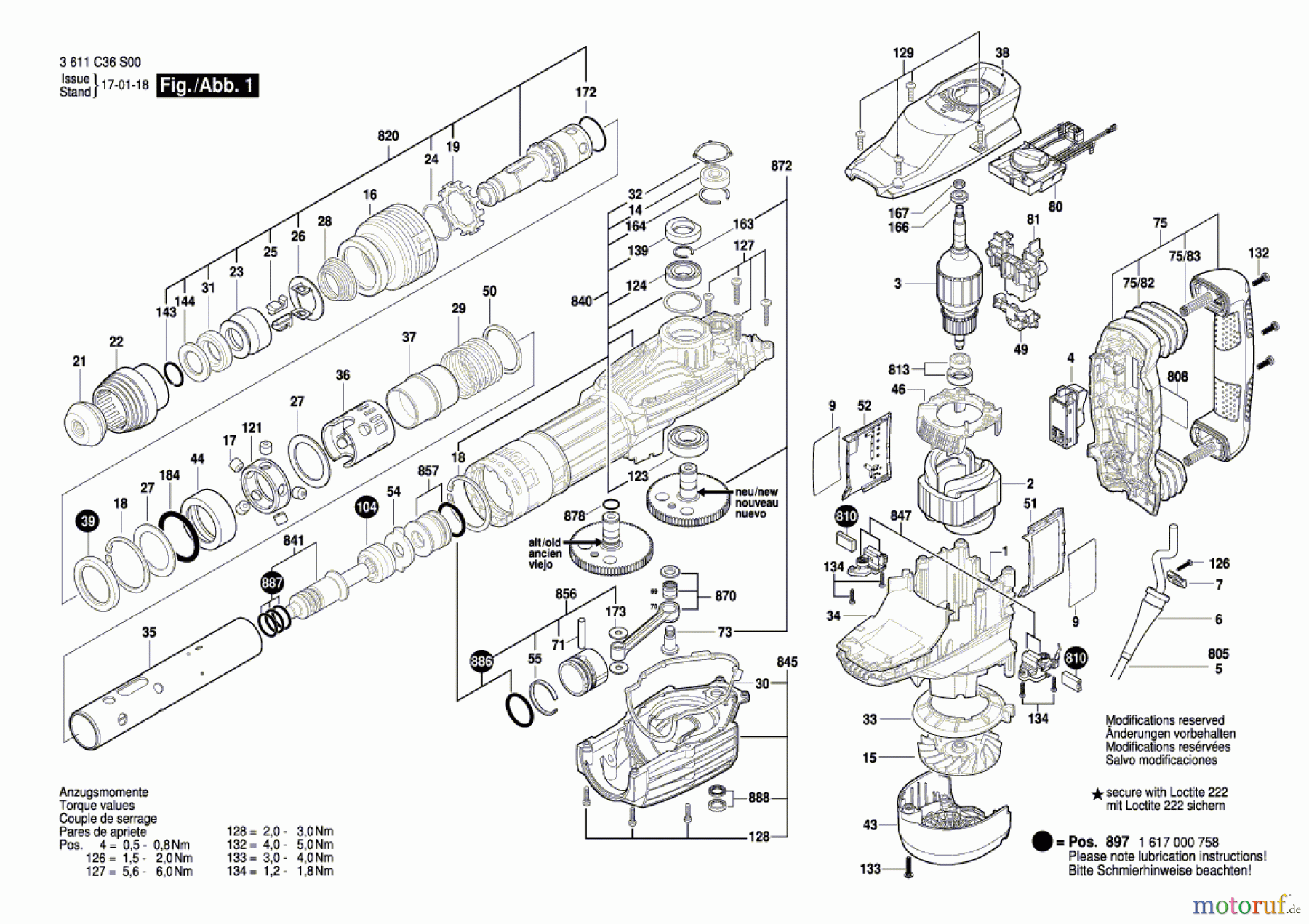  Bosch Werkzeug Schlaghammer SPIT 493 Seite 1