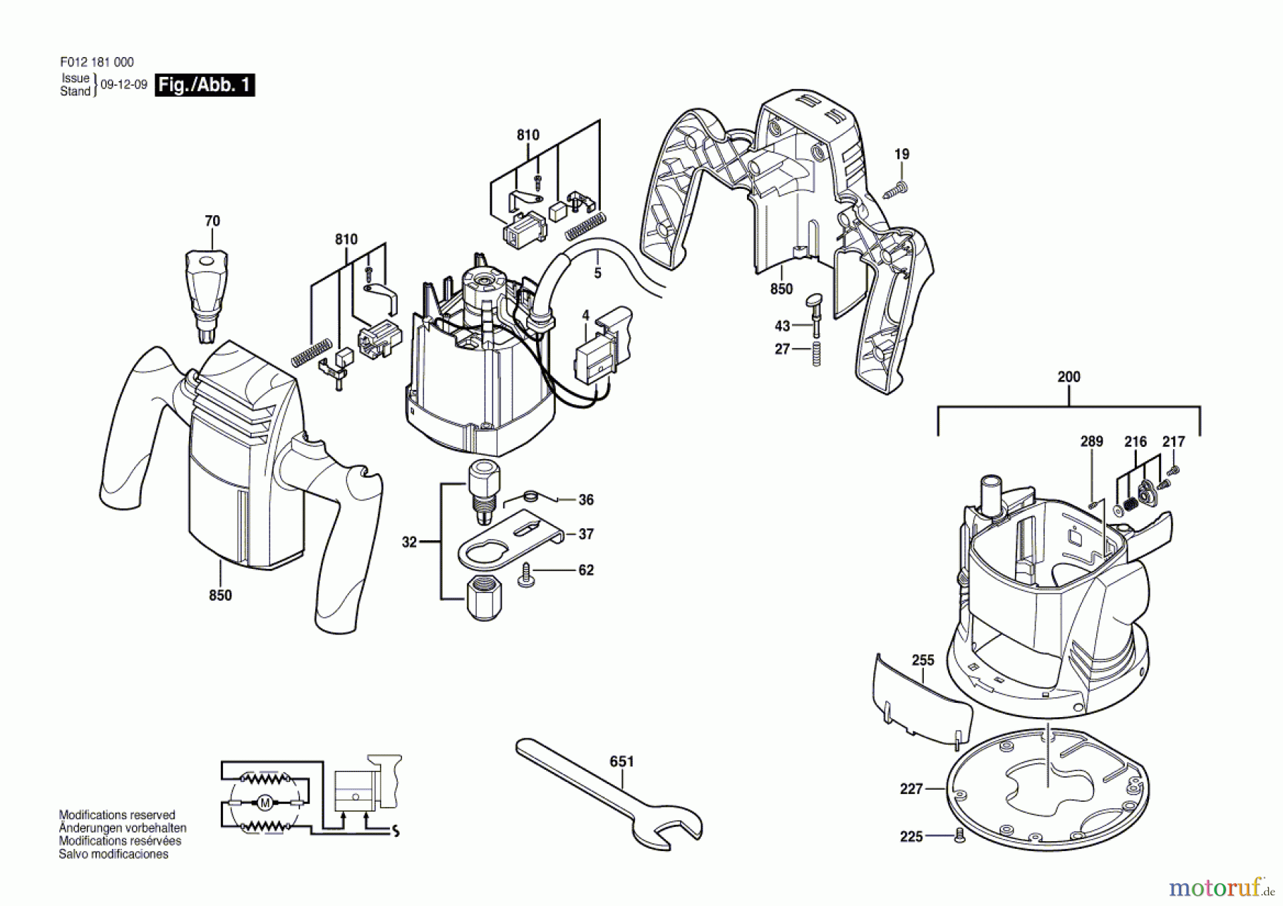  Bosch Werkzeug Oberfräse ---- Seite 1