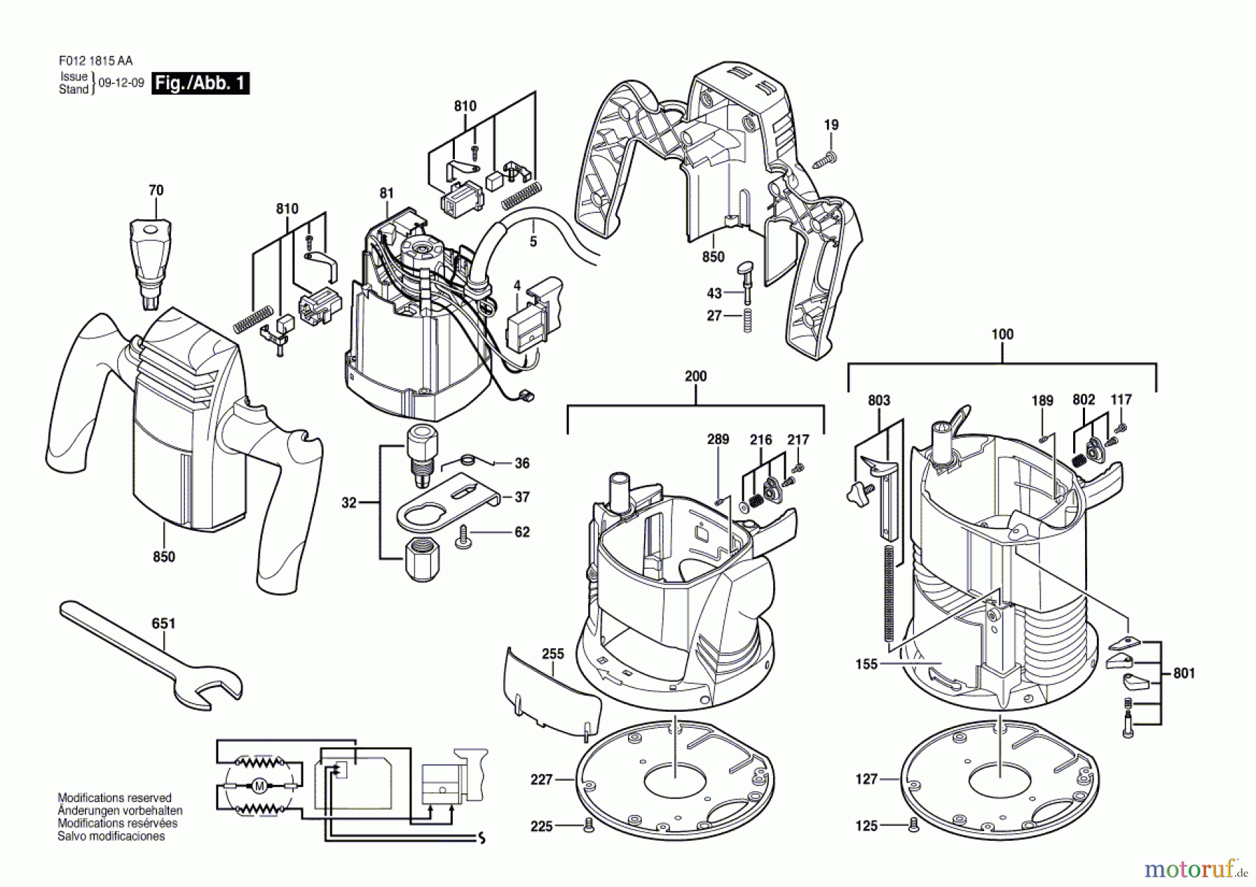  Bosch Werkzeug Motorregeleinheit 1815 Seite 1