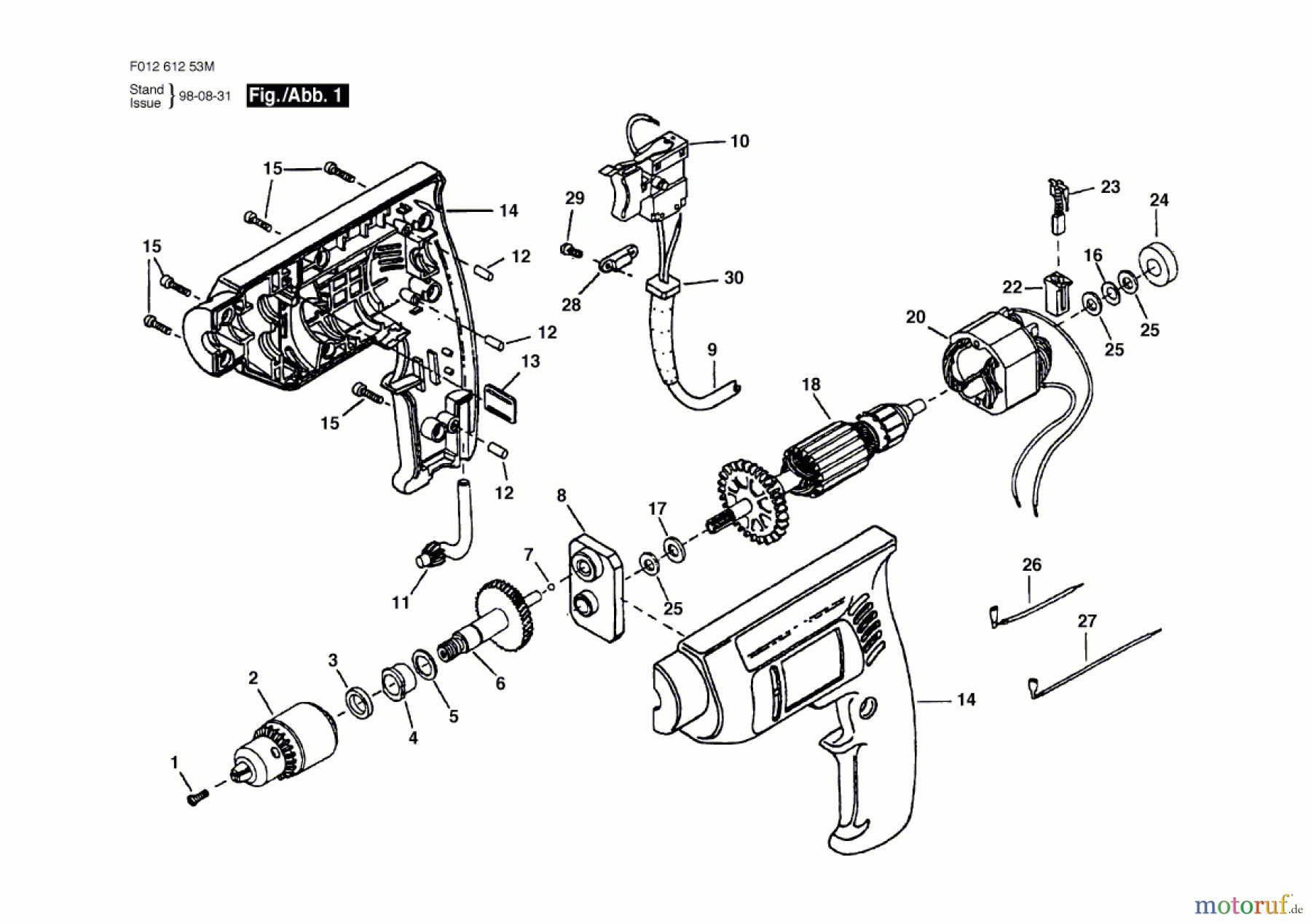  Bosch Werkzeug Bohrmaschine 6125-80 Seite 1
