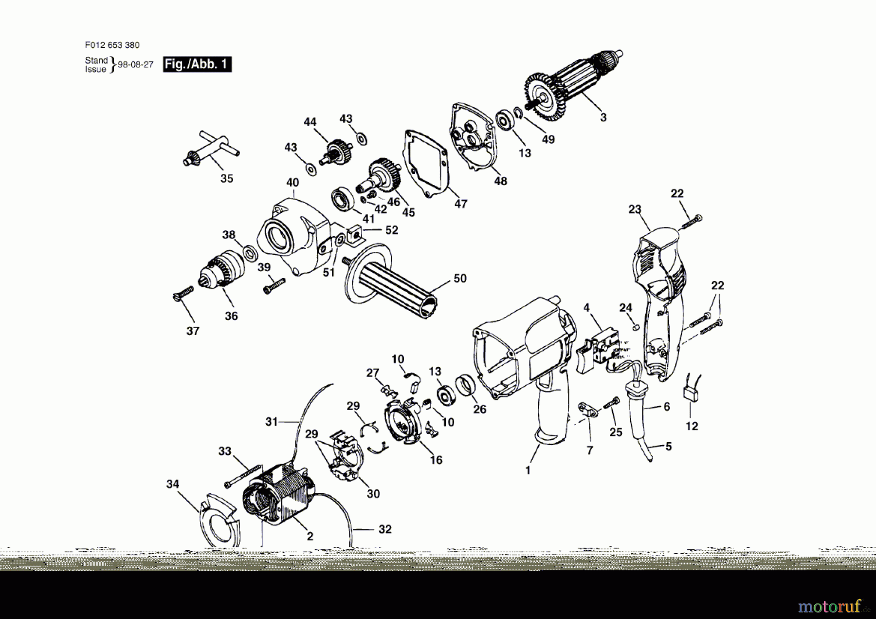  Bosch Werkzeug Bohrmaschine HD 6533-80 Seite 1