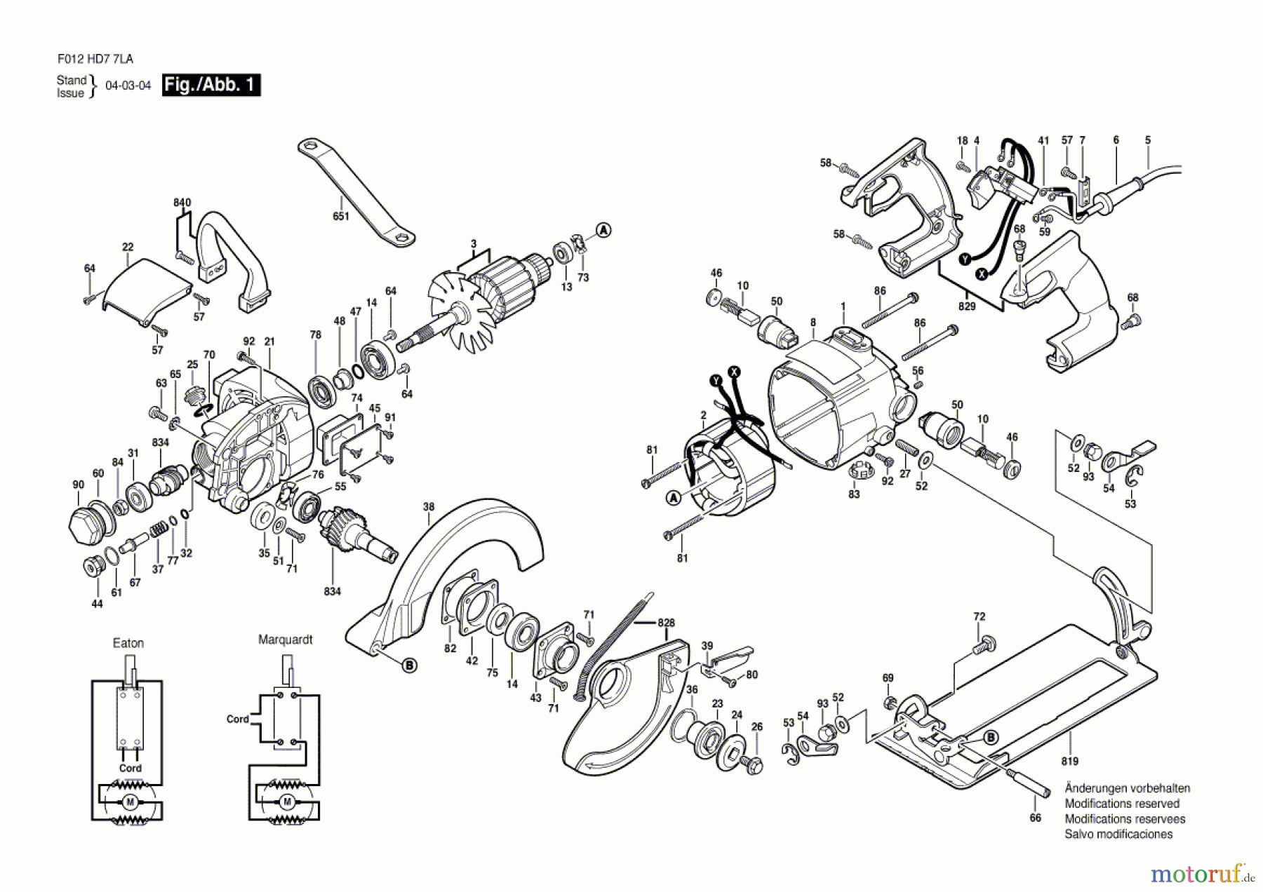 Bosch Werkzeug Gw-Handkreissäge HD 7780 Seite 1