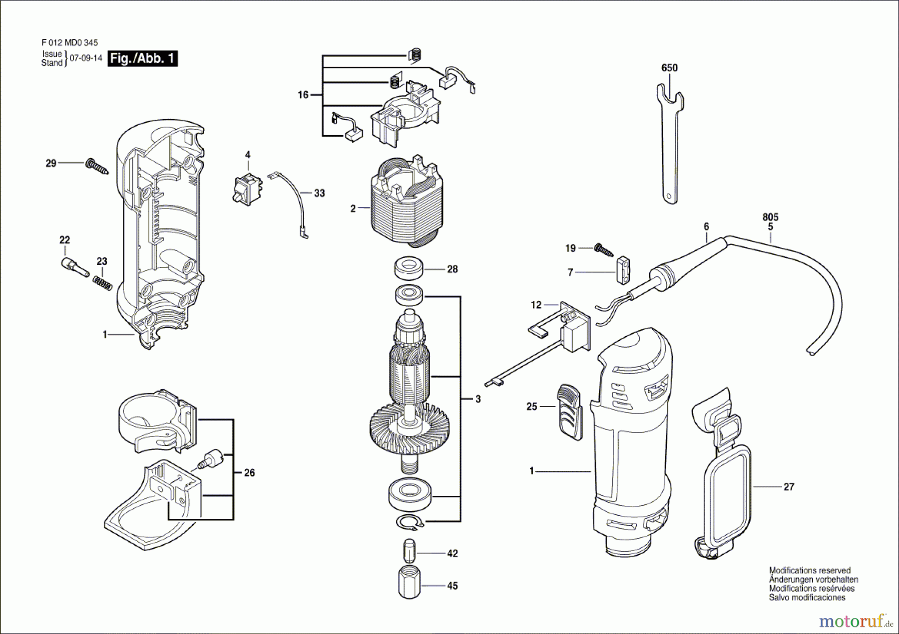  Bosch Werkzeug Rotationsschneider RZ3 Seite 1