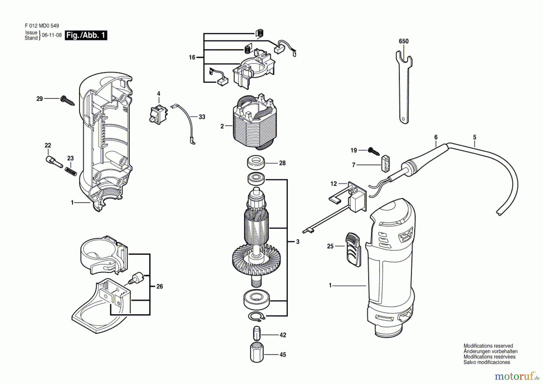  Bosch Werkzeug Rotationsschneider RZ5 Seite 1